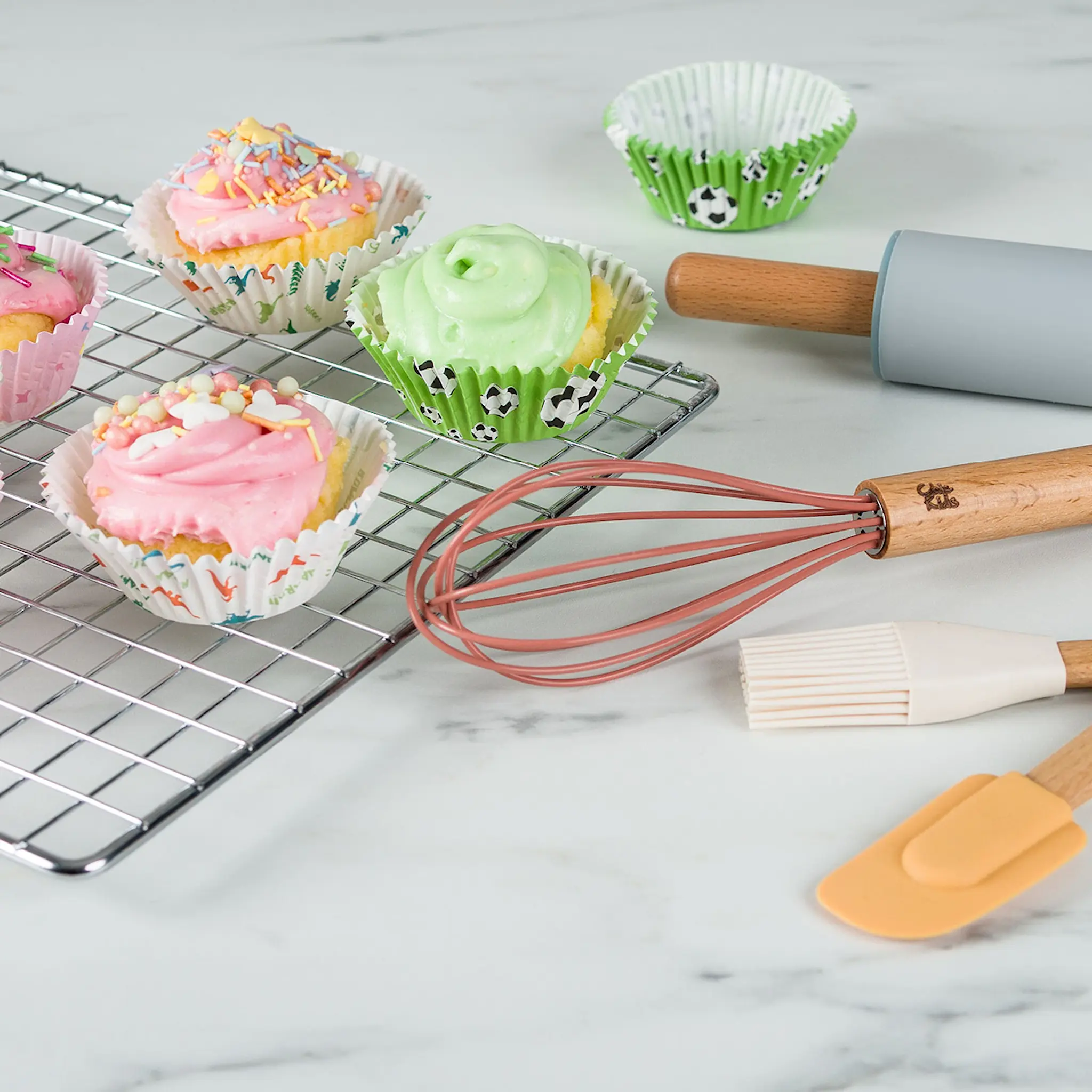 Modern House Chic kids muffinsform 40-pack fotboll
