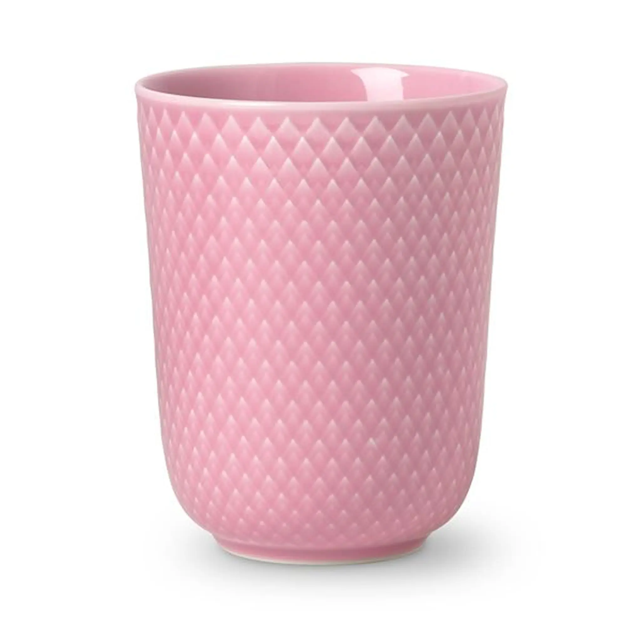 Lyngby Porcelæn Rhombe Color Mugg 33 cl Rosa