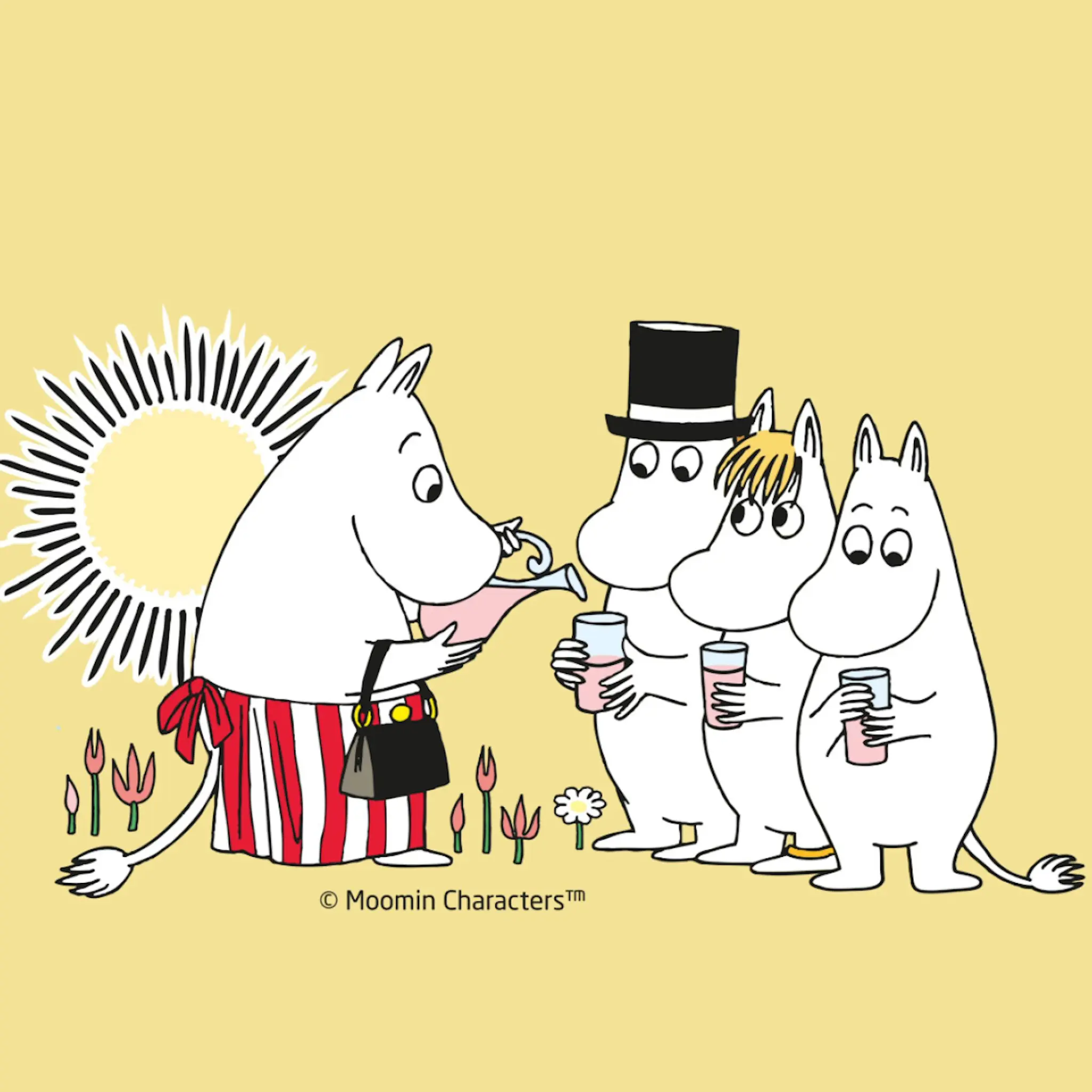 RIG-TIG Mumin Drink-It termosflaska 0,5 L moomin lemonade