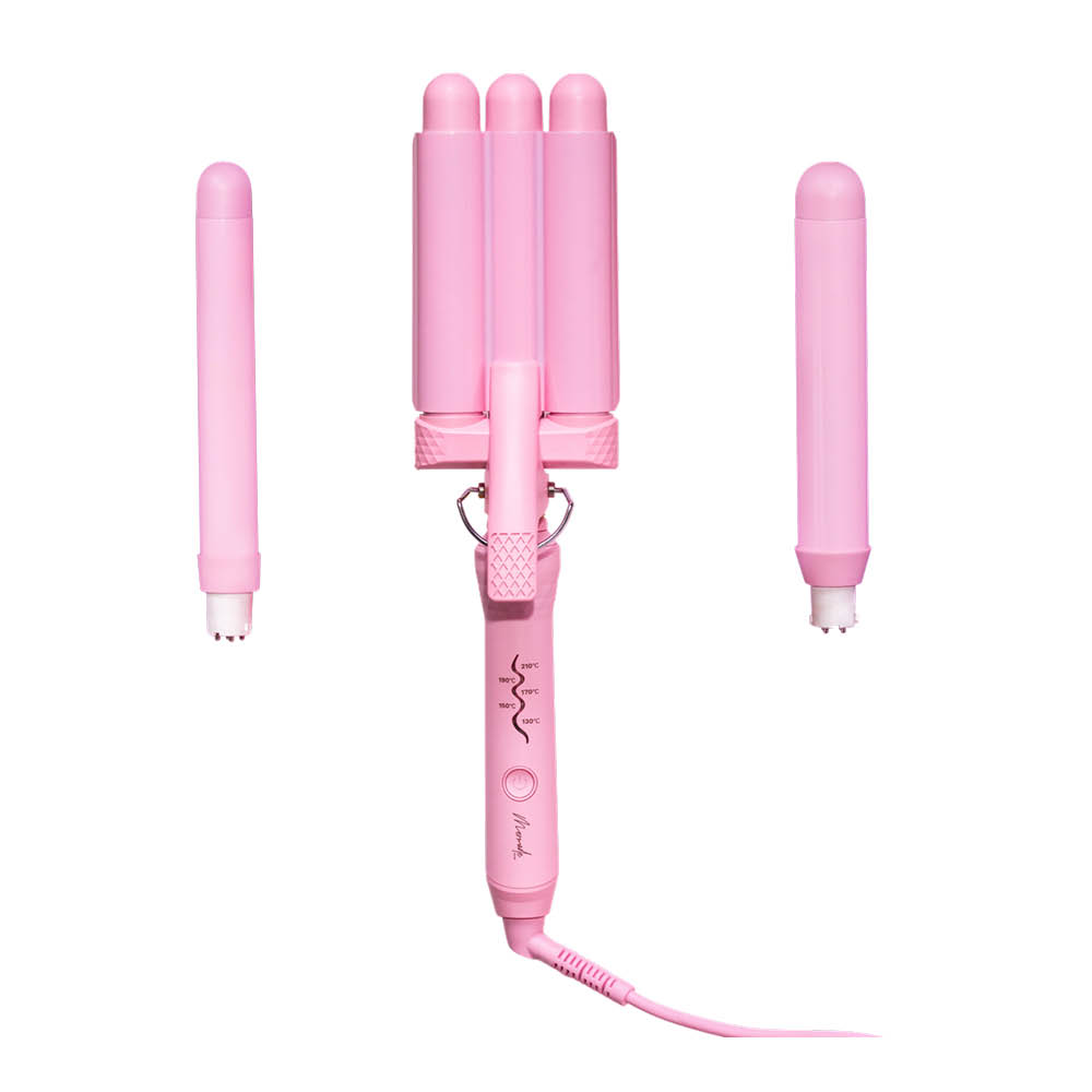 Mermade The Style Wand Kit vågtångset 6 delar rosa