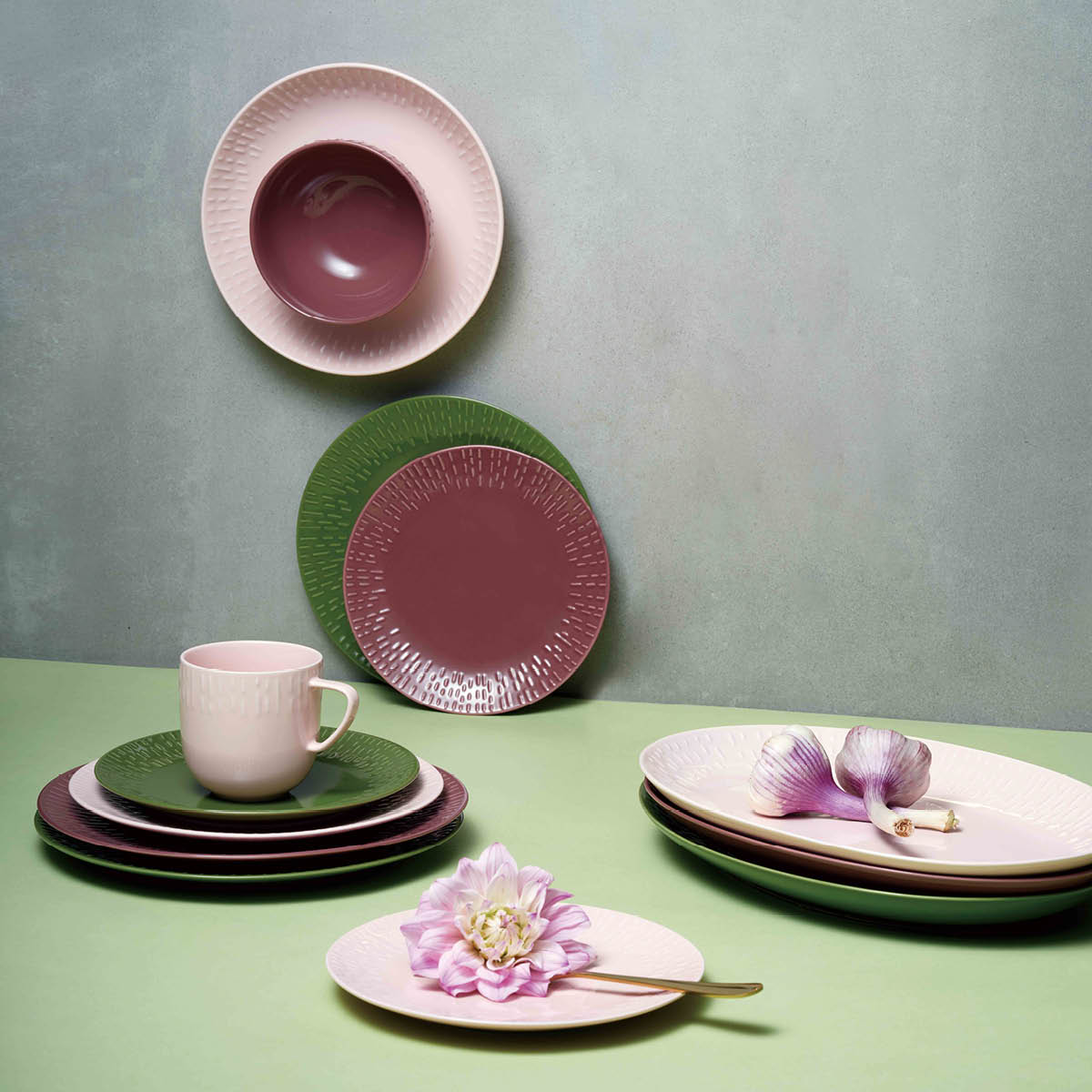 Aida - Life in colour Confetti dessertallerken 21 cm bordeaux