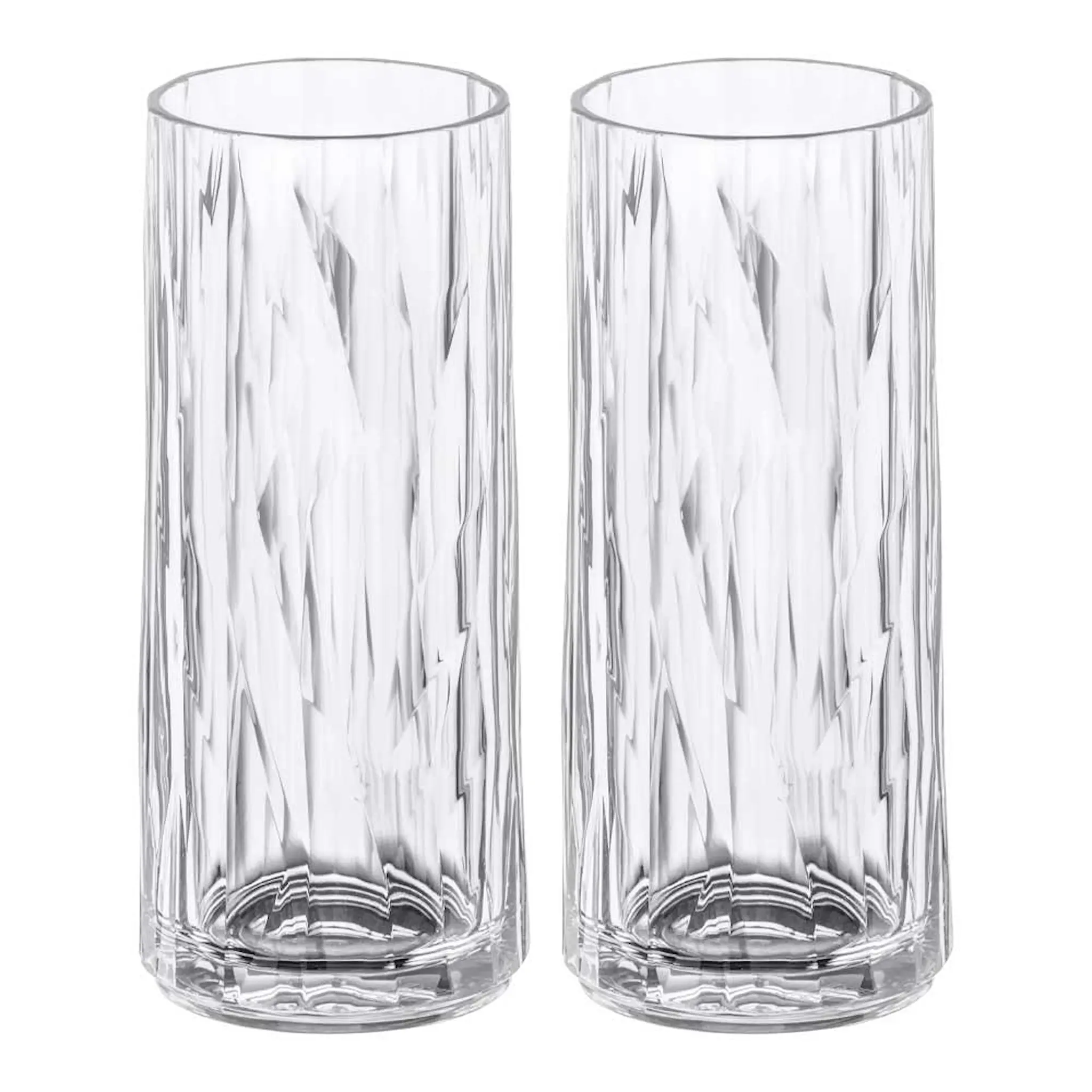 Koziol Club Longdrinkglas 25 cl 2-pack Klar