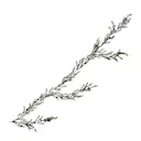 Sertum girlang 185 cm grön