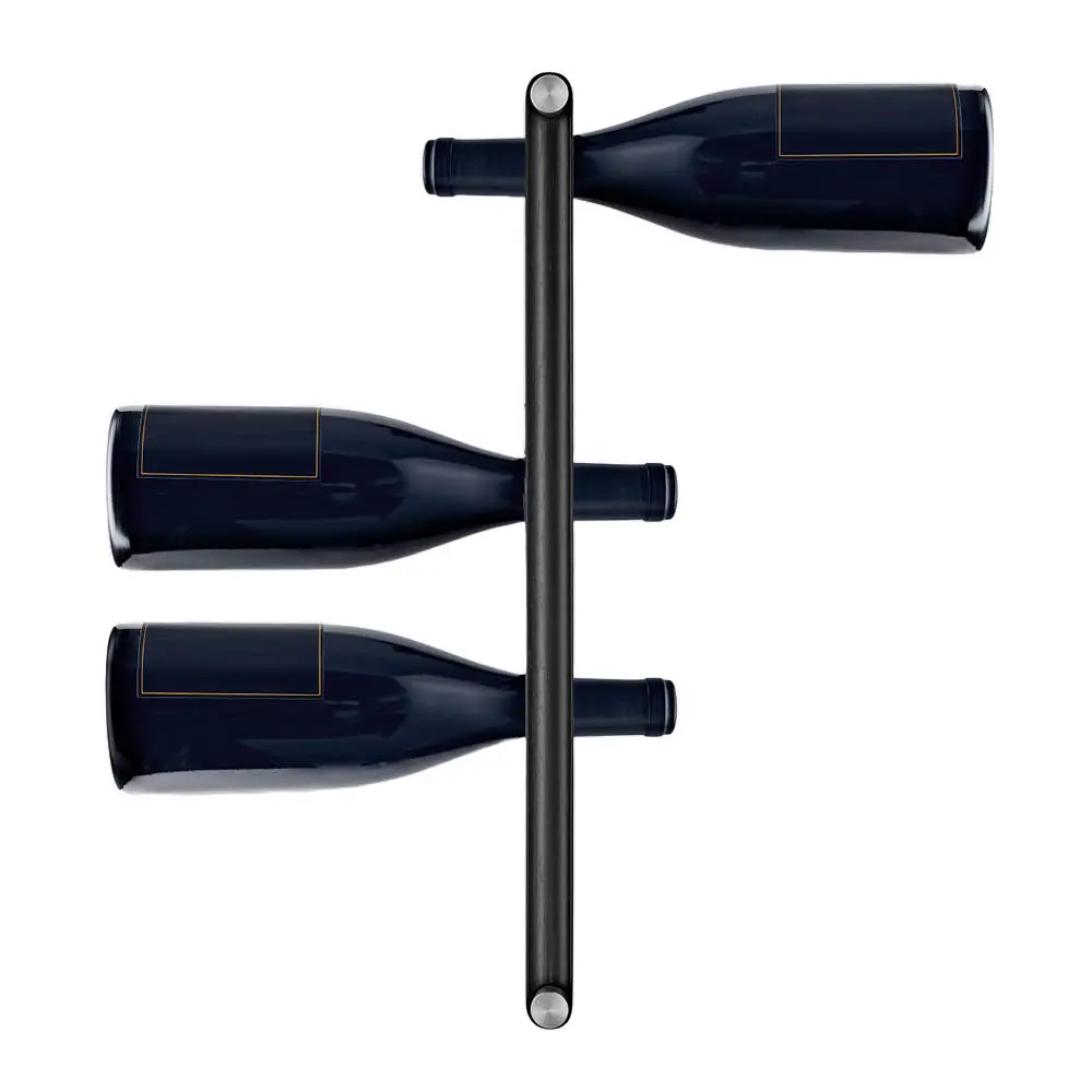 Nordic Kitchen Viinipulloteline 6,5x46,2 cm Musta