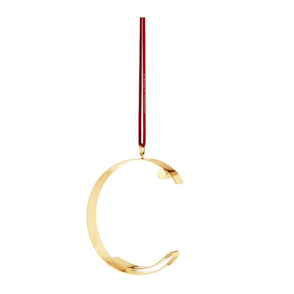 Ornament prydnadsbokstav C guld