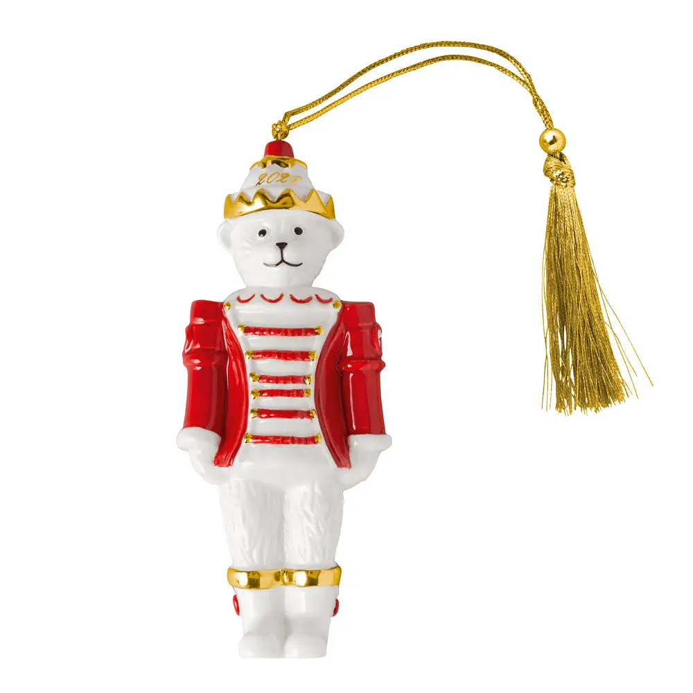 Christmas Classic ornament teddy nøtteknekker 2026 gull