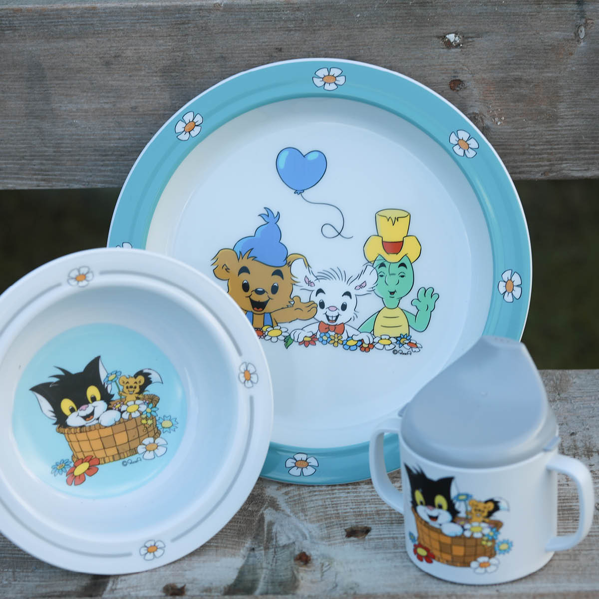 Rätt Start Bamse barnservis 3 delar Ballong