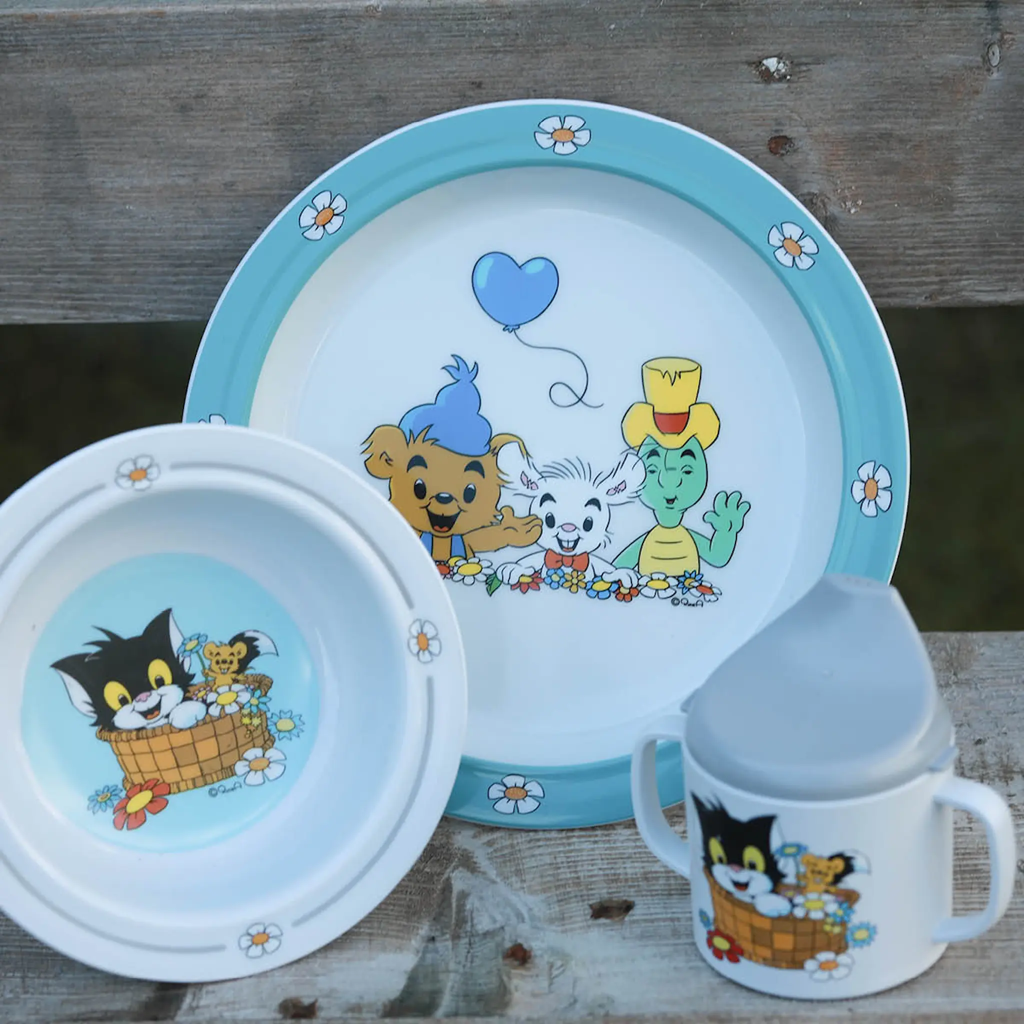 Rätt Start Bamse barnservis 3 delar Ballong