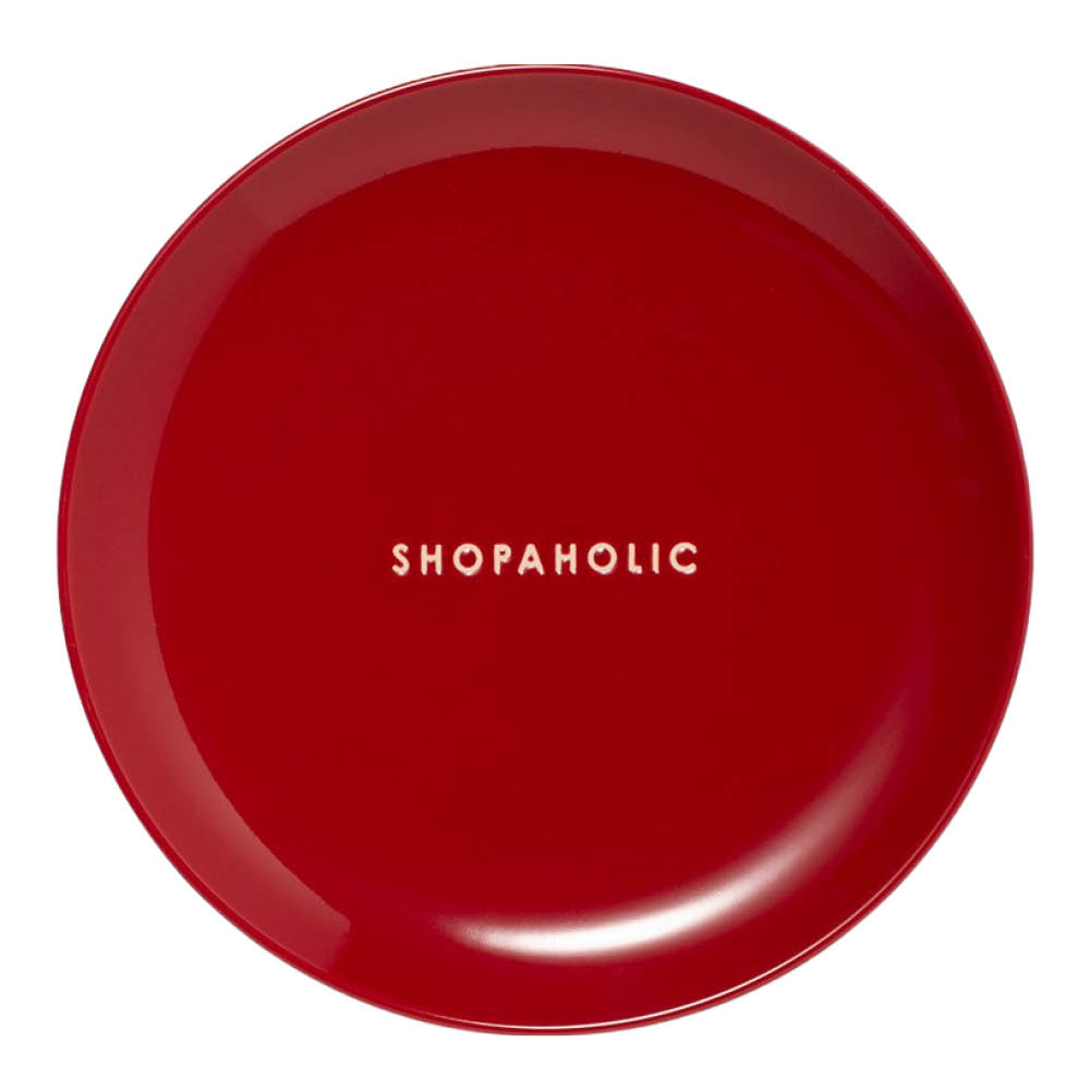 Vondels Table Talk Lautanen SHOPAHOLIC 22 cm Punainen