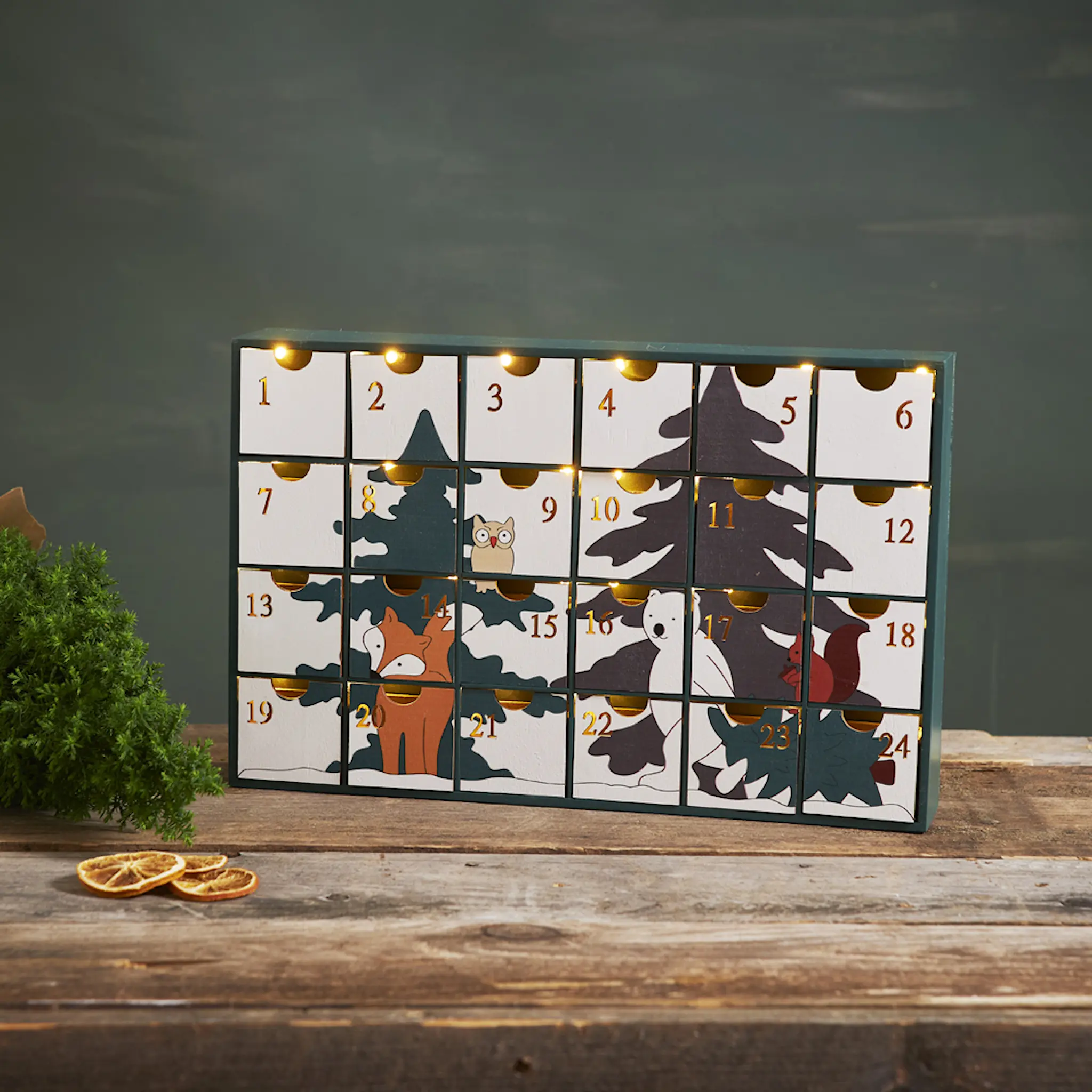 Star Trading Forest Friends Adventskalender 24,5 cm Multi