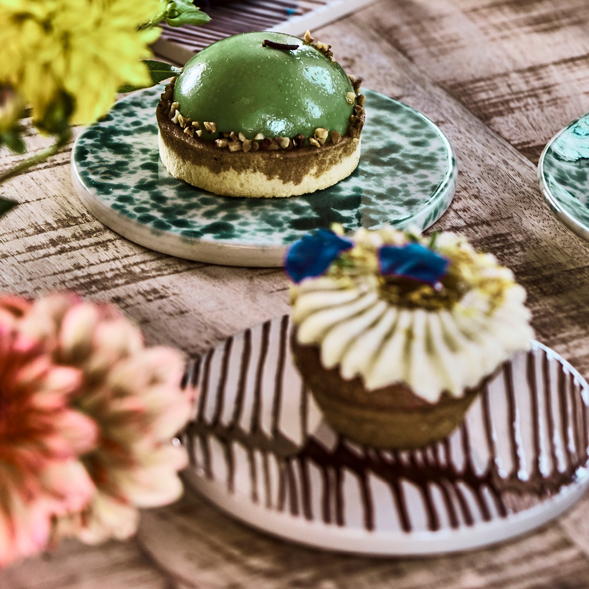 House Doctor Diva Tarjotin 15 cm 2 kpl Ruskea