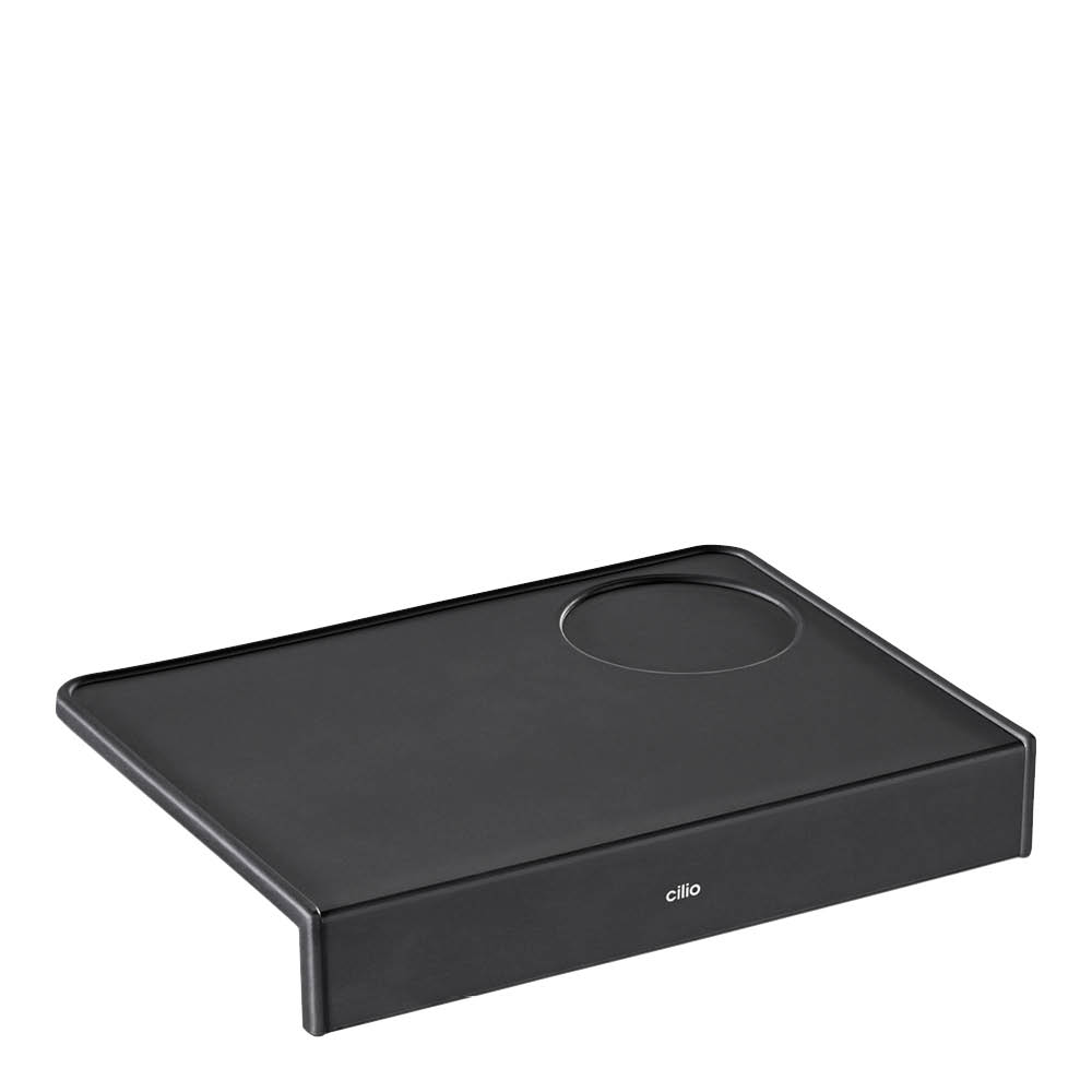 Cilio - Barista Tamppausmatto 20x15 cm Musta