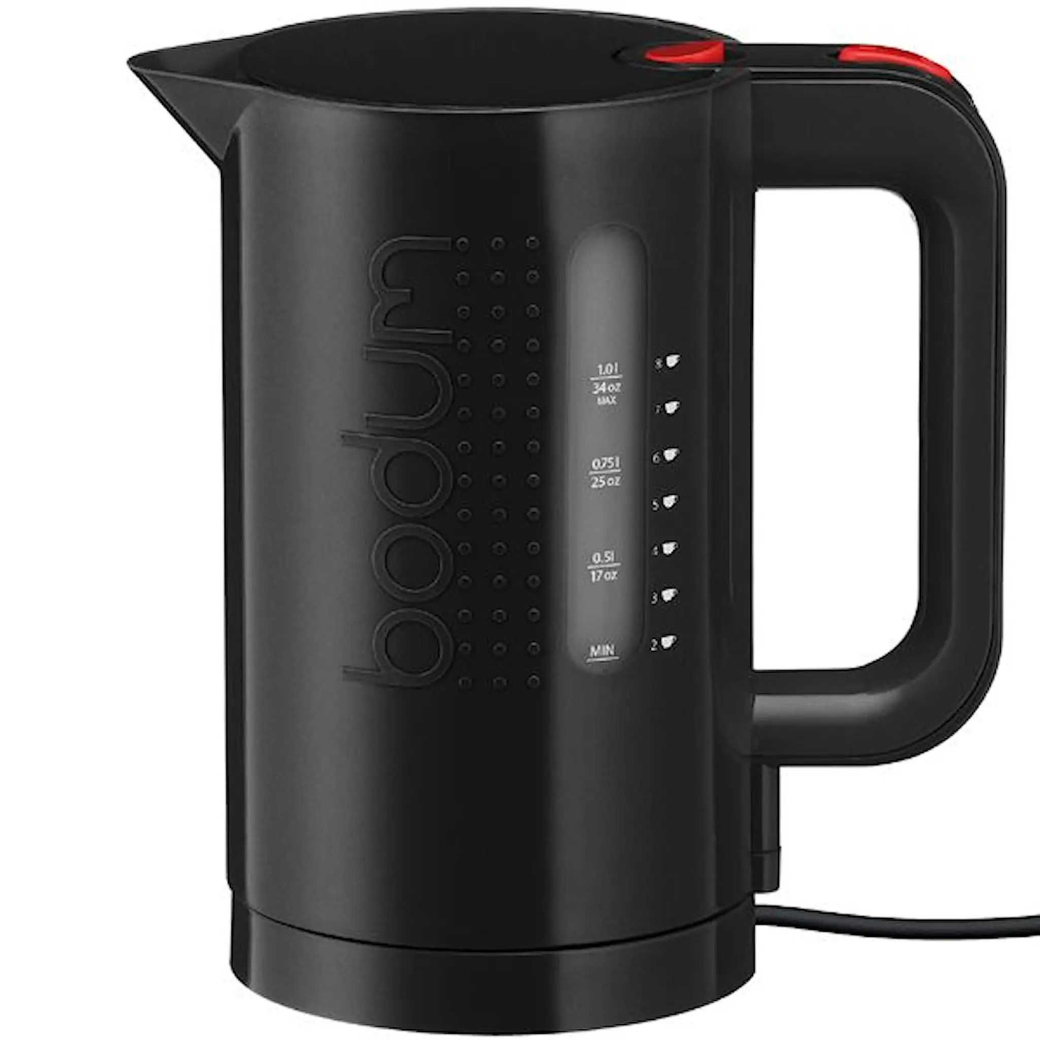 Bodum Bistro Vattenkokare 1 L Svart
