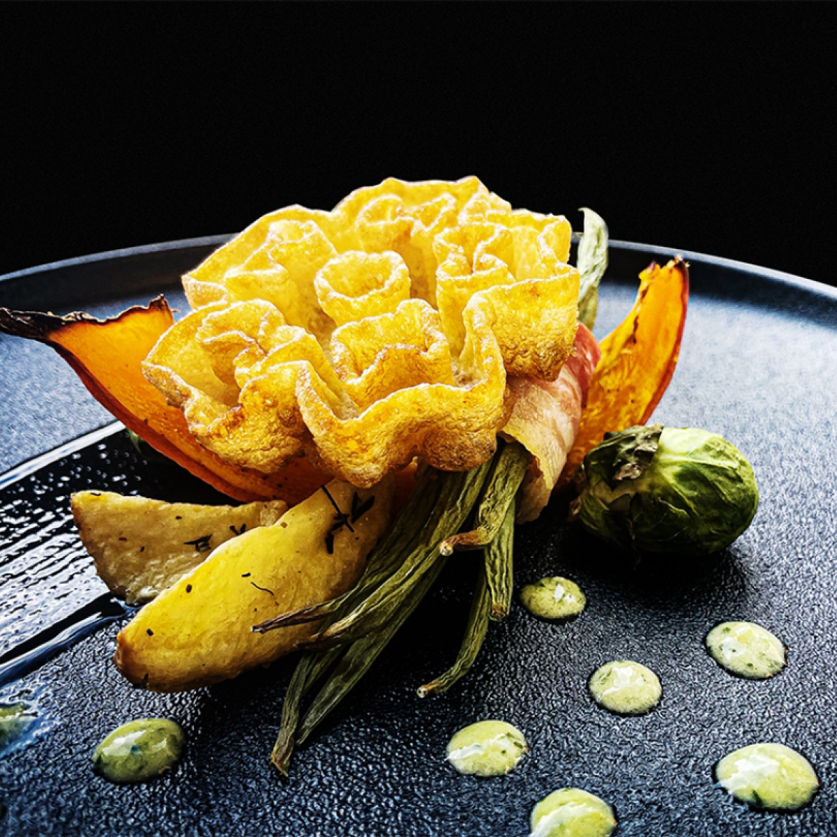 Plate It Bakkelsjern flower power 2 stk