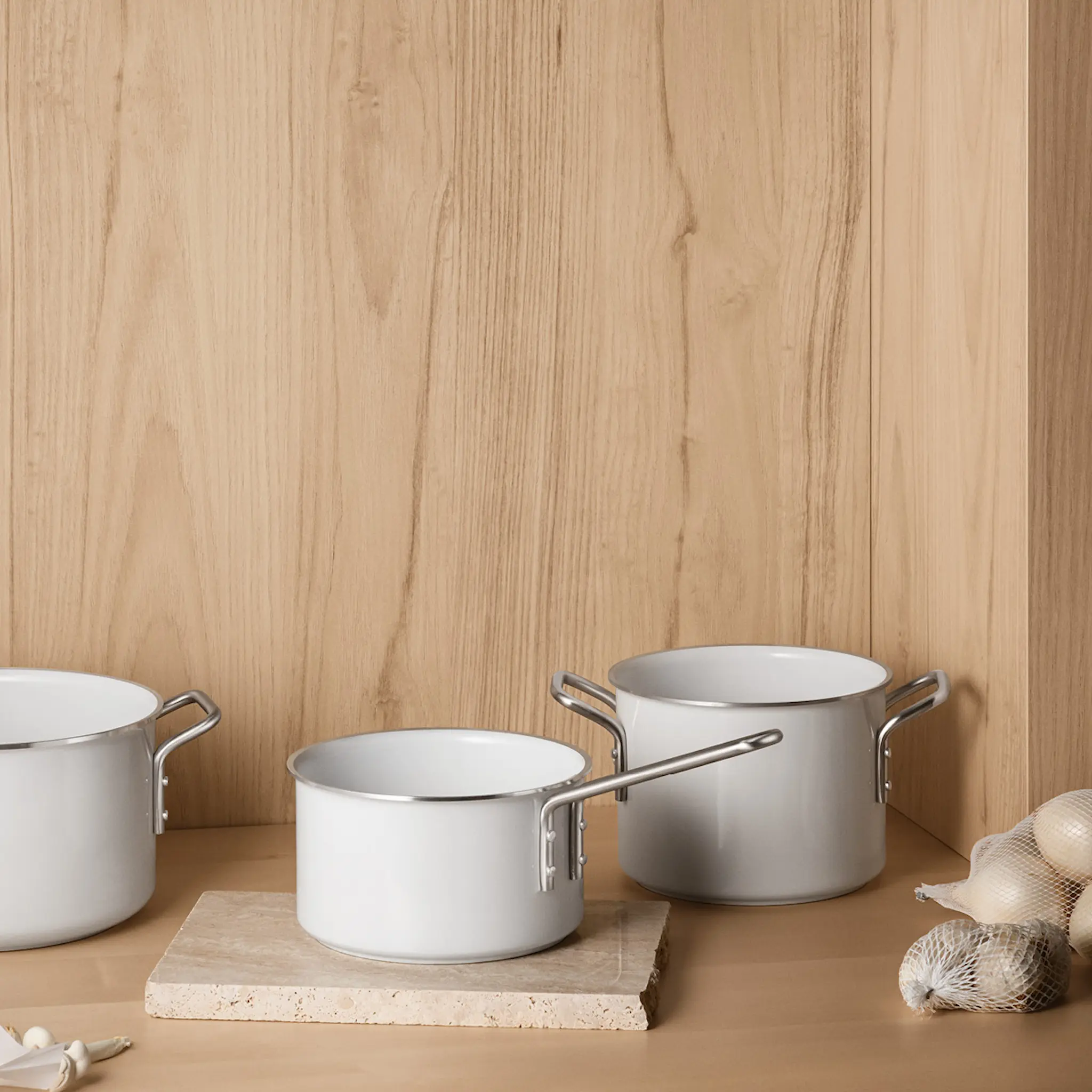 Eva Trio White Line kastrull 1,8 L 16 cm keramisk Slip-Let® beläggning