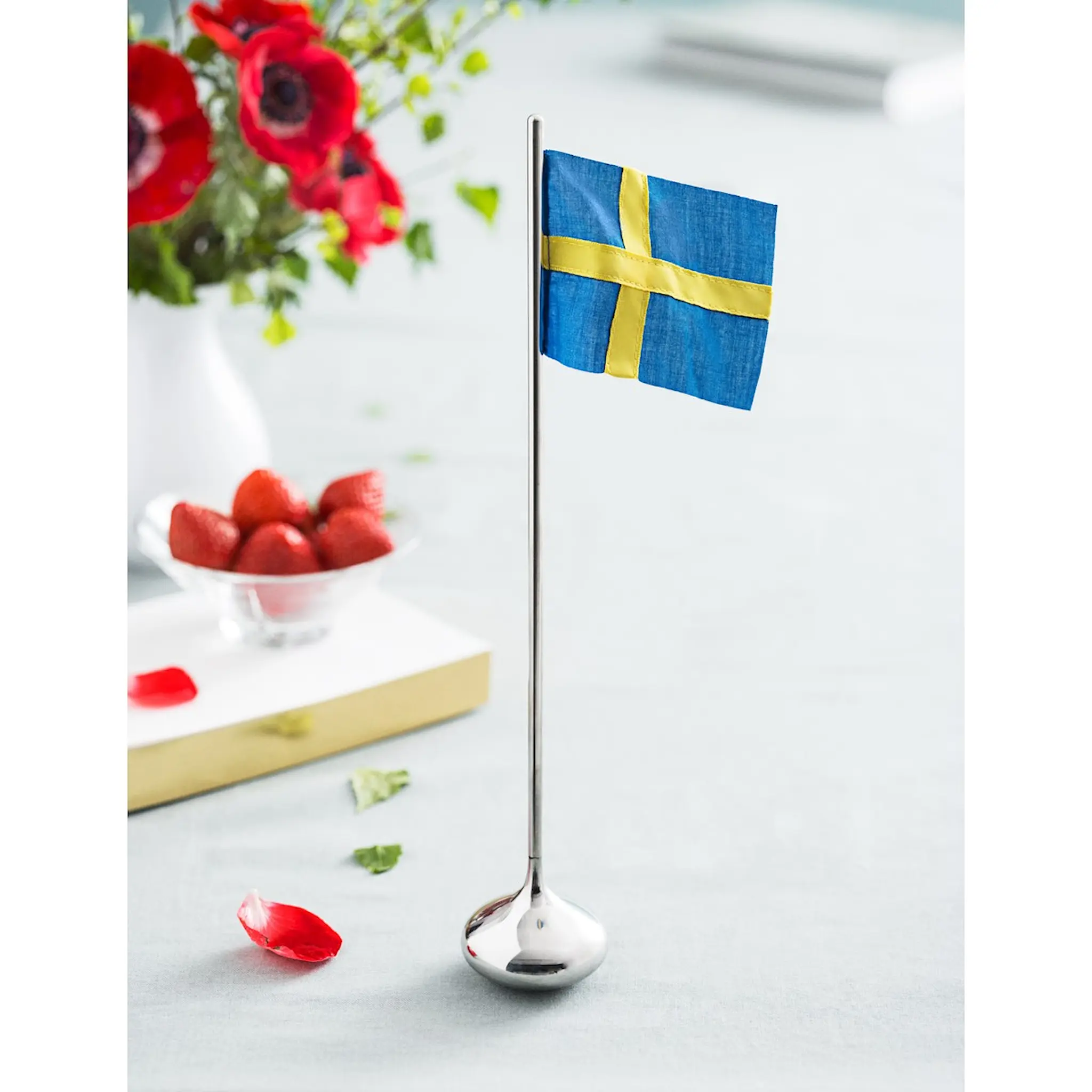 Rosendahl Ro Bordsflagga Svensk 35 cm Silver