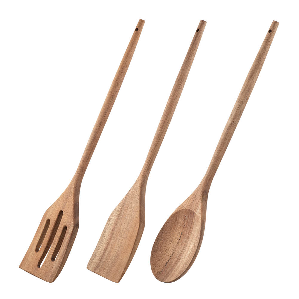 Modern House Kitchen Things redskapssett 3 deler akasie