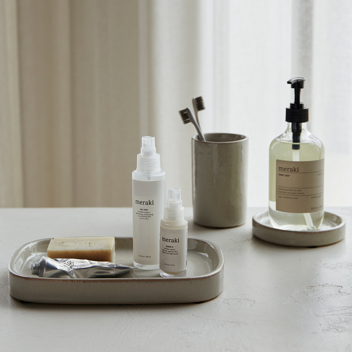 Meraki Bricka 24,5 cm Shellish Grey