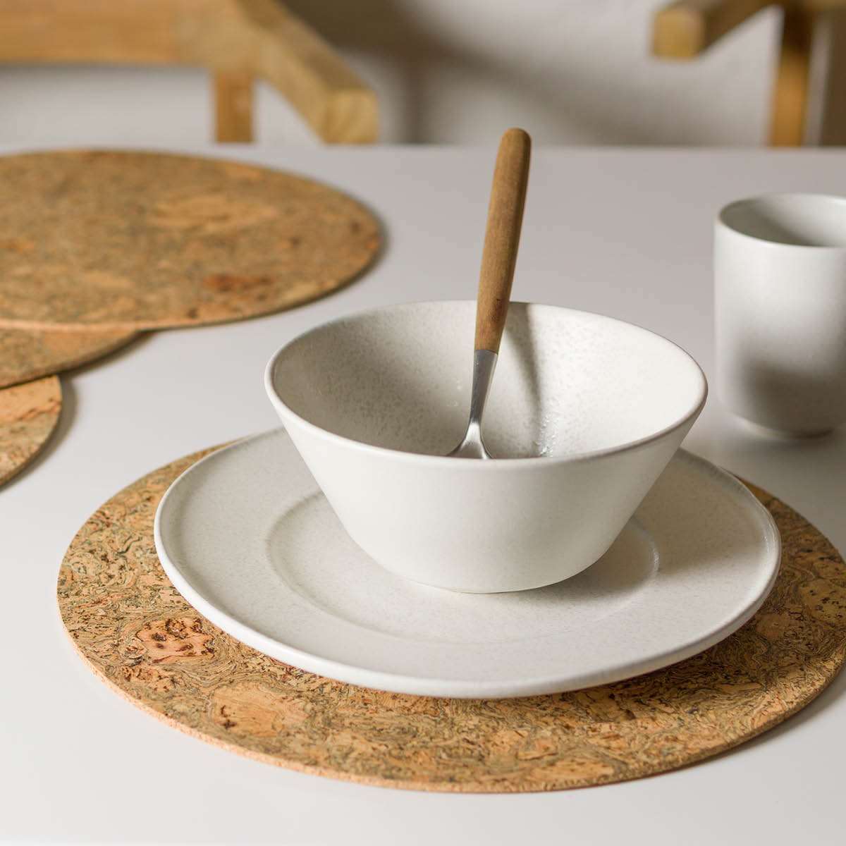 Stiernholm Kork underlägg 4-pack rund