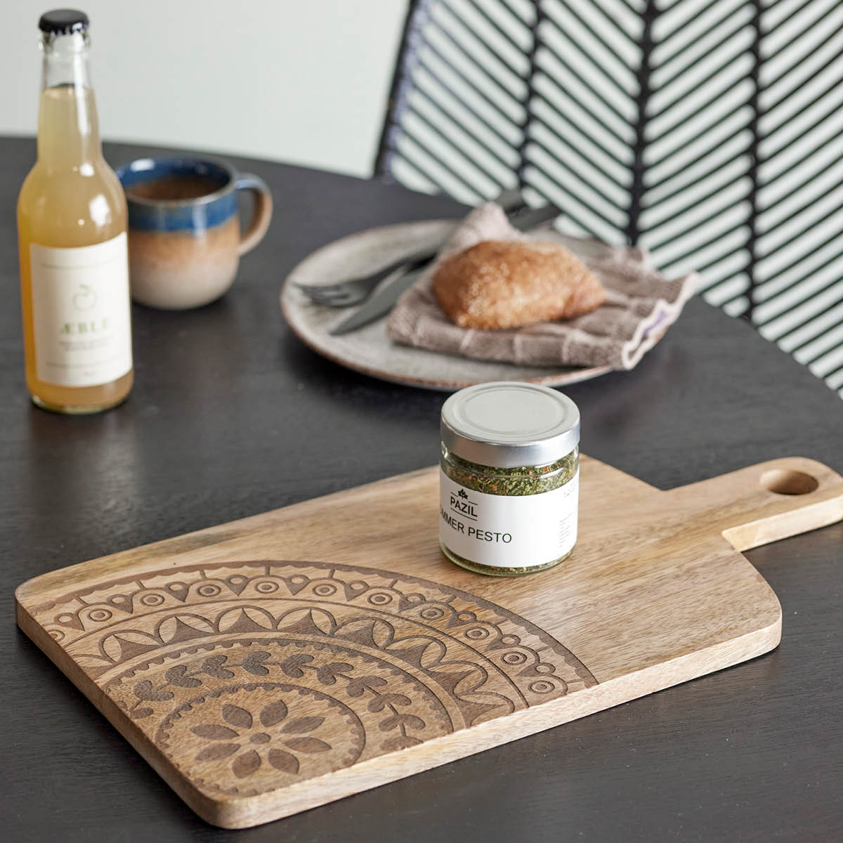 Bloomingville Serveringsbricka Vanilla 43x23 cm mangoträ