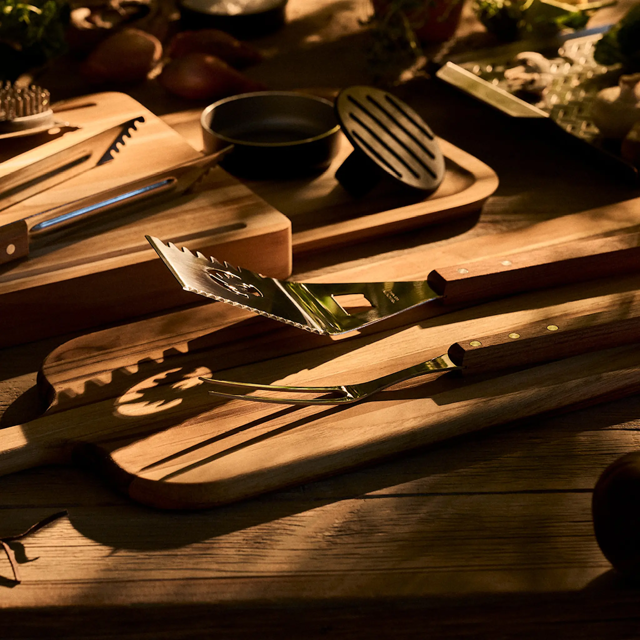 Tramontina BBQ by Hellstrøm tranchergaffel 46 cm natur