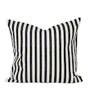 Donia kuddfodral 50x50 cm svart/offwhite