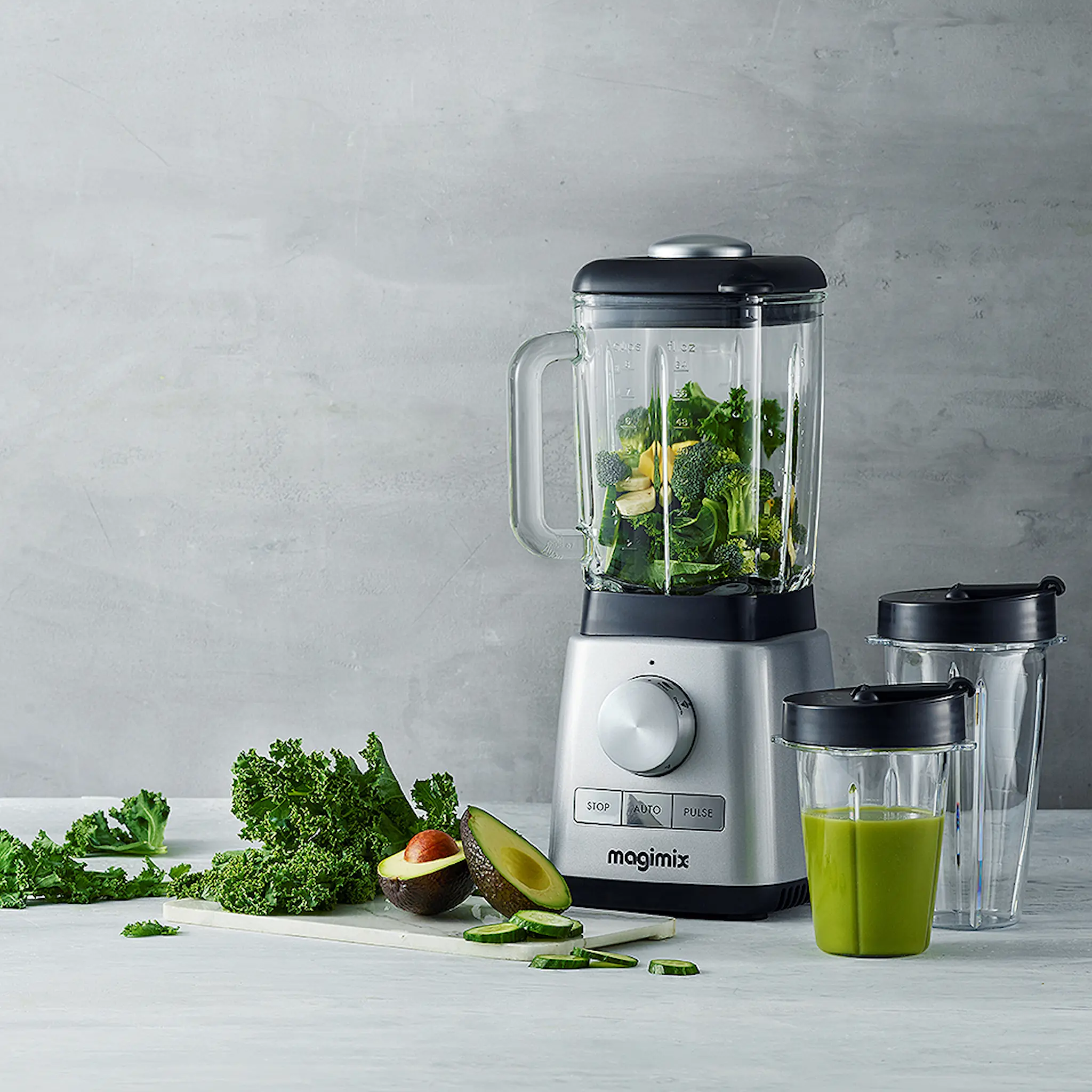 Magimix Power Blender 1,8 L matt Stål