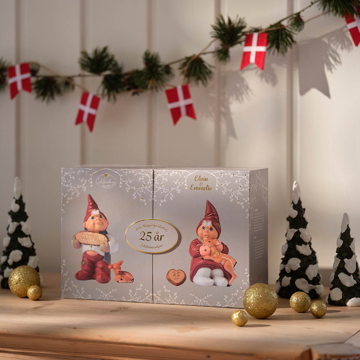 Klarborg Tomtepar Elvin & Emmelie 13,5 cm årstomtar 2025