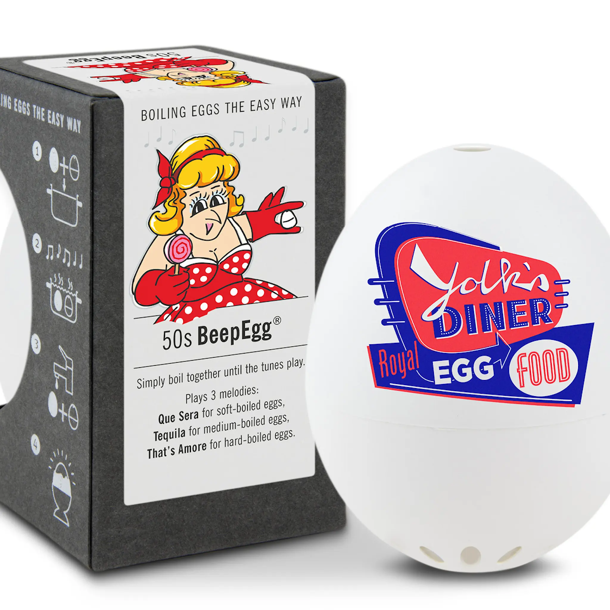 Brainstream BeepEgg Time Travel Äggklocka 50's