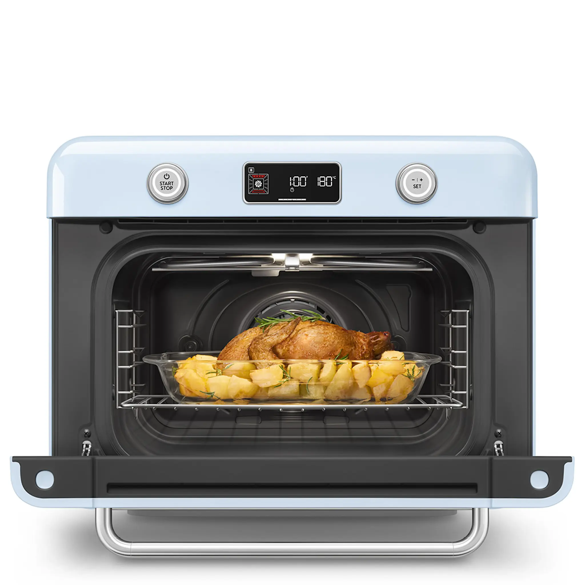 Smeg Smeg fristående ångugn COF01 pastellblå