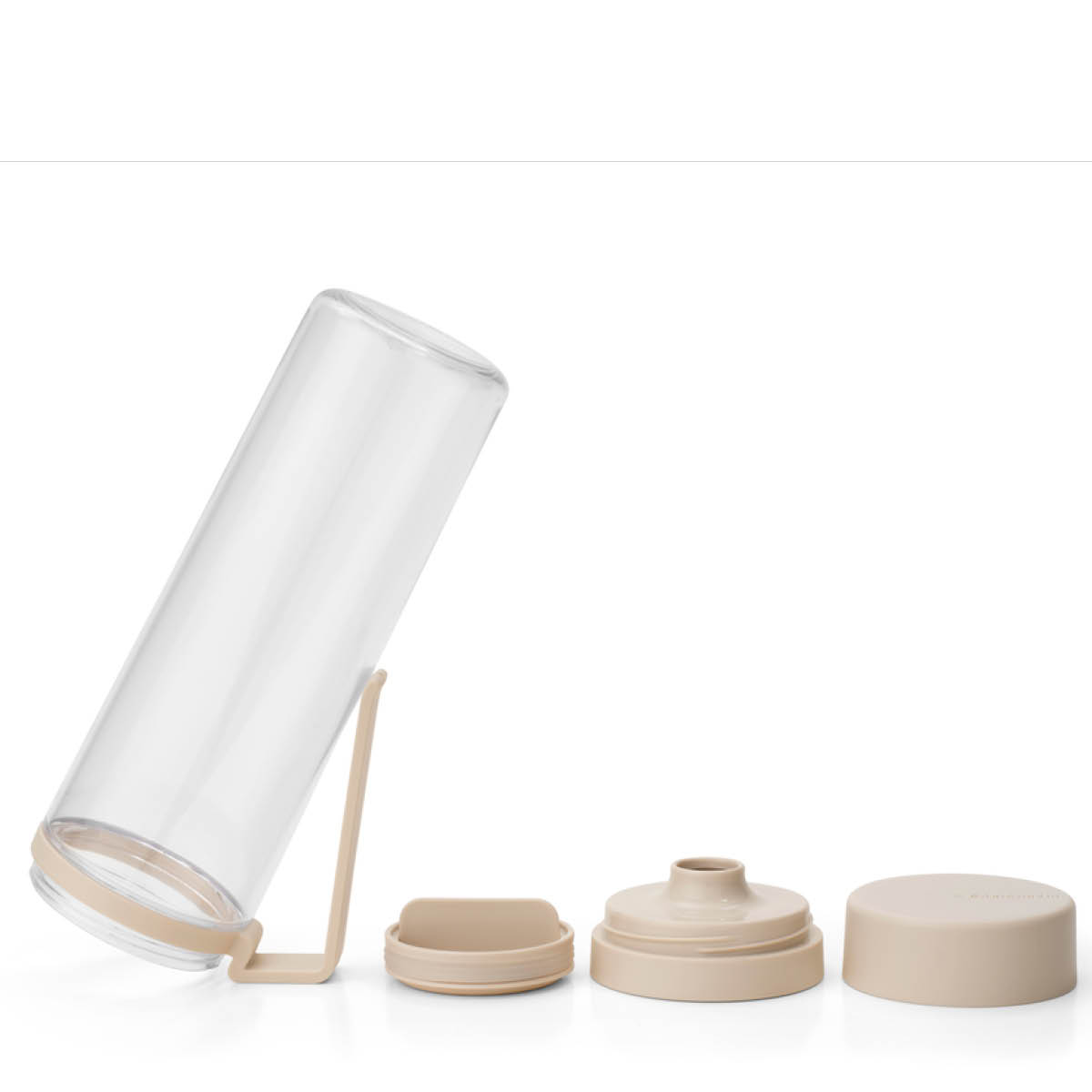 Brabantia Make & Take Vesipullo siivilällä 0,5 L Soft Beige