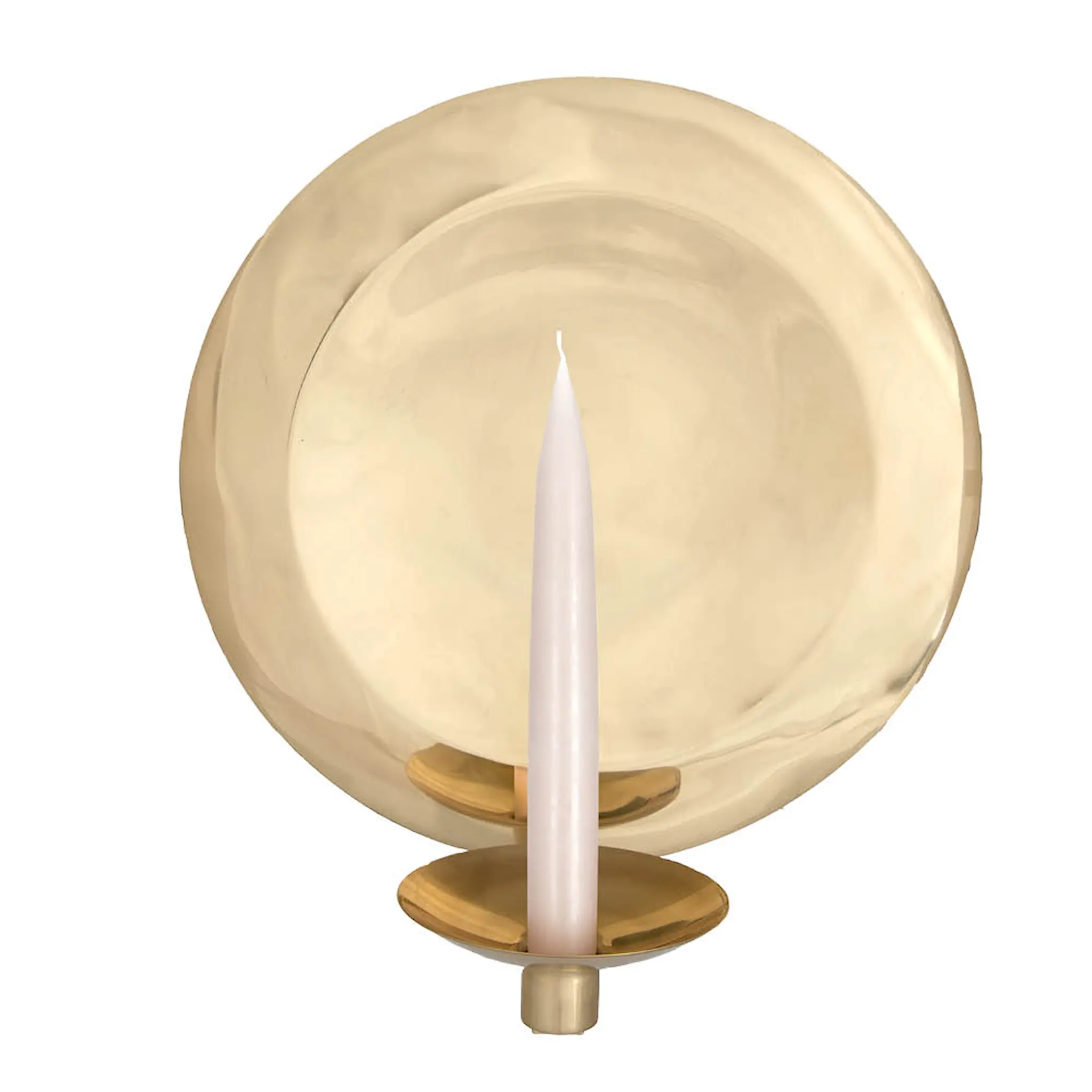 Aarikka Lunar lampett lysestake 26 cm messing