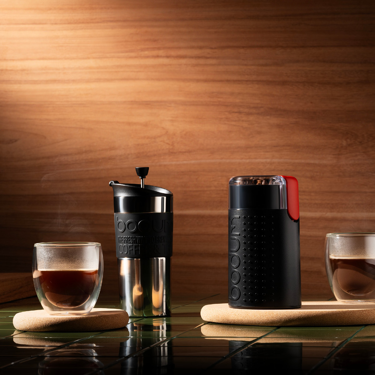 Bodum Travel Press termosmugg 35 cl svart