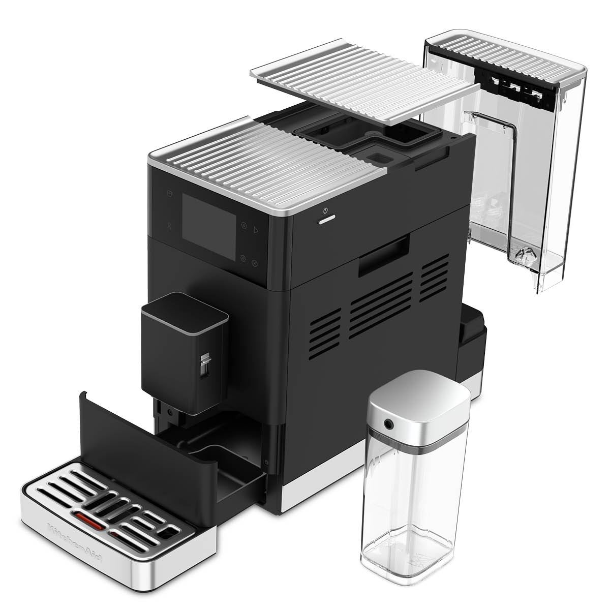 KitchenAid KitchenAid espressomaskin helautomatisk KF4 med iskaffe-funktion 5KES8454 matte black