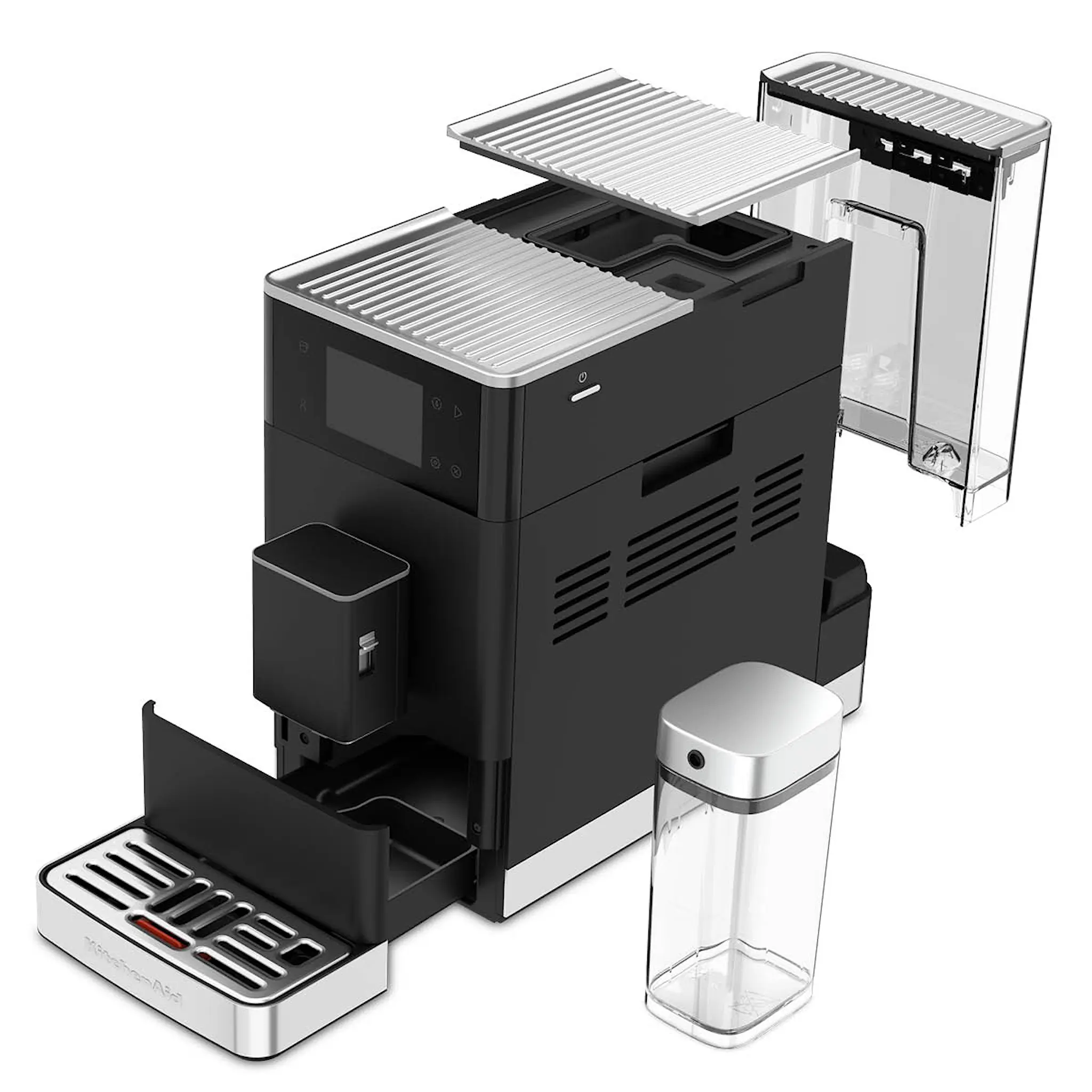 KitchenAid KitchenAid espressomaskin helautomatisk KF4 med iskaffe-funktion 5KES8454 matte black