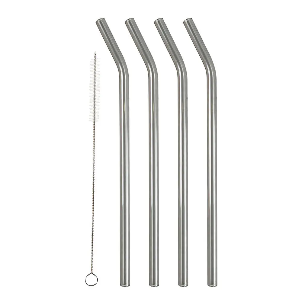 Lasinen Pilli 21,5 cm 4 kpl Harmaa