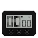 Digital timer stål svart