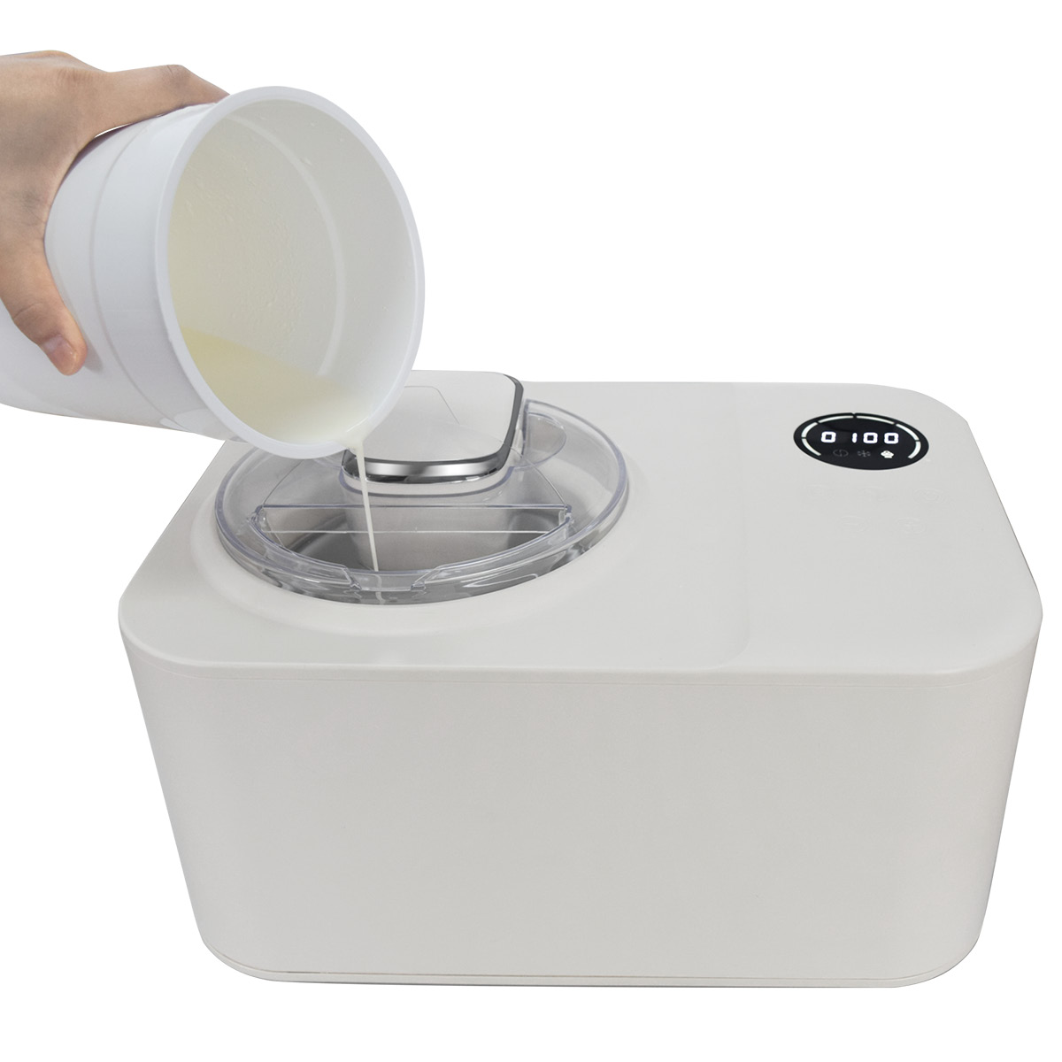 Sabor Ultimate Jäätelökone 1,2 L Valkoinen