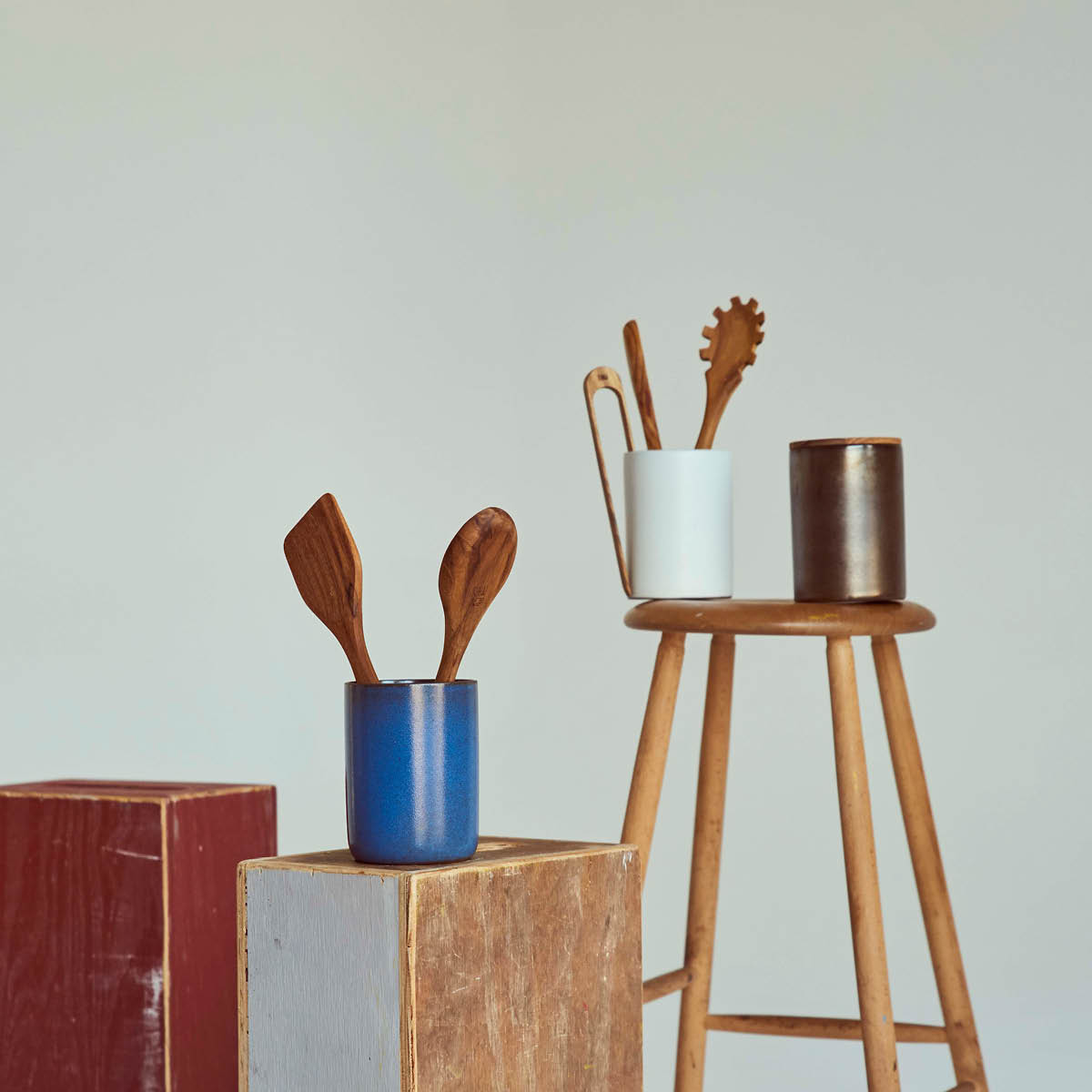 Aida RAW Teak stekspade och grytsked 2 delar