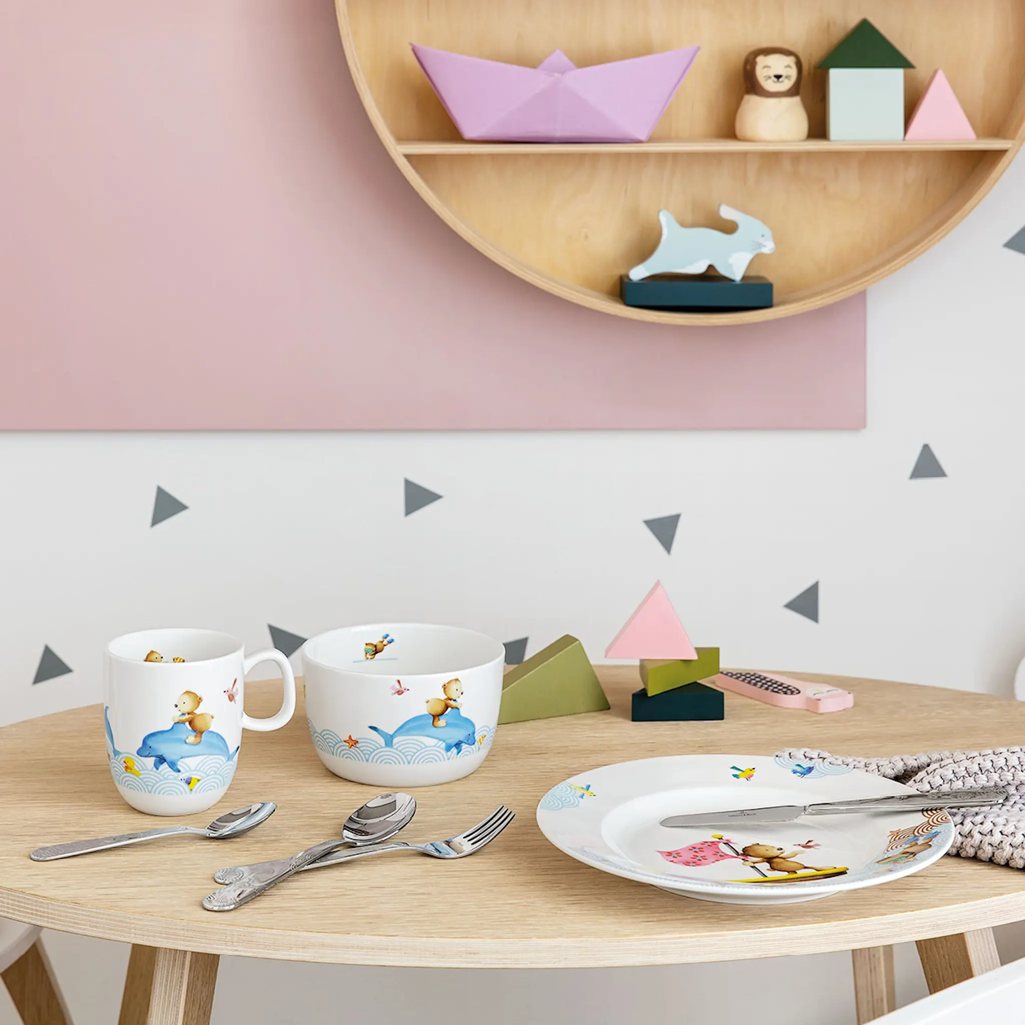 Villeroy & Boch Happy as a Bear barnbestick 4 delar