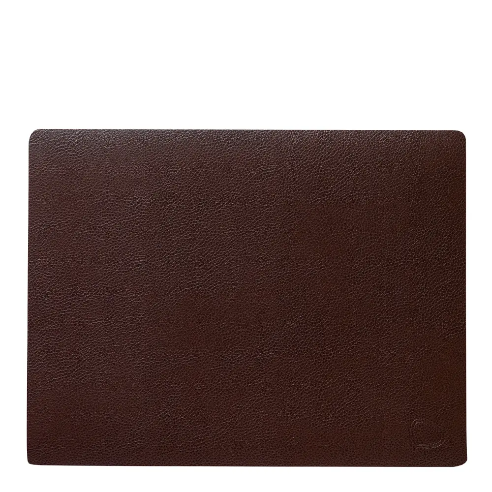 Rectangle Leather Serene Pöytätabletti 26x34,5 cm Hazel