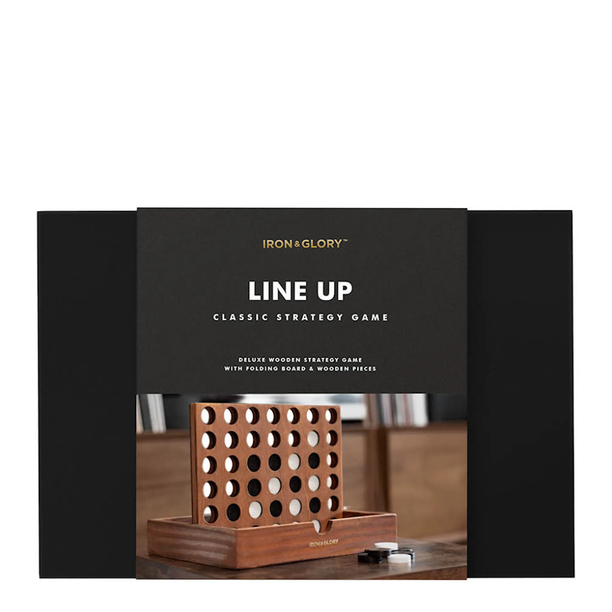 Iron & Glory Fyra i rad 27x21 cm trä