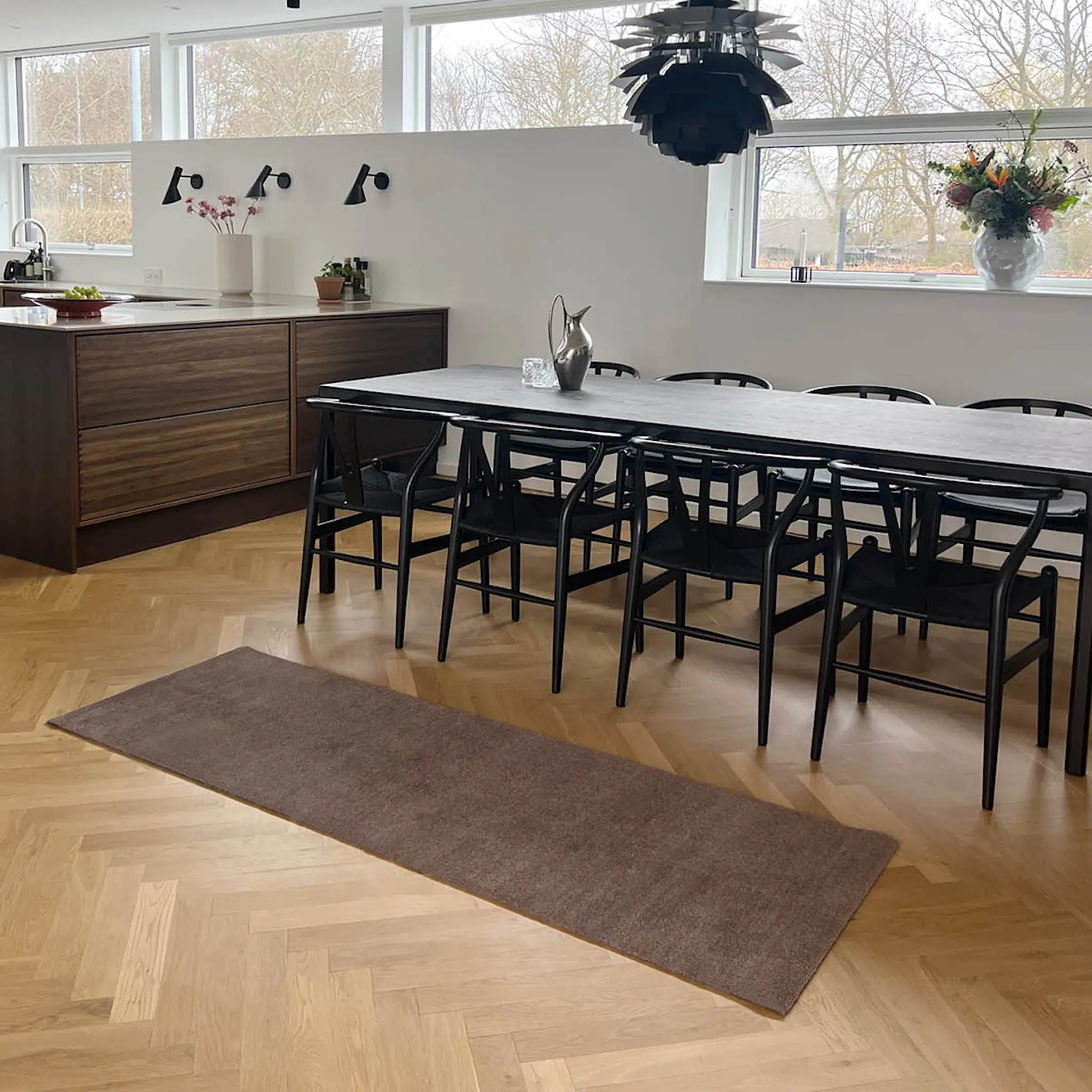 Tica Copenhagen Unicolor golvmatta 200x90 cm sand/beige