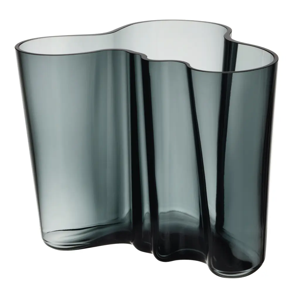 Alvar Aalto Maljakko 16 cm Tummanharmaa