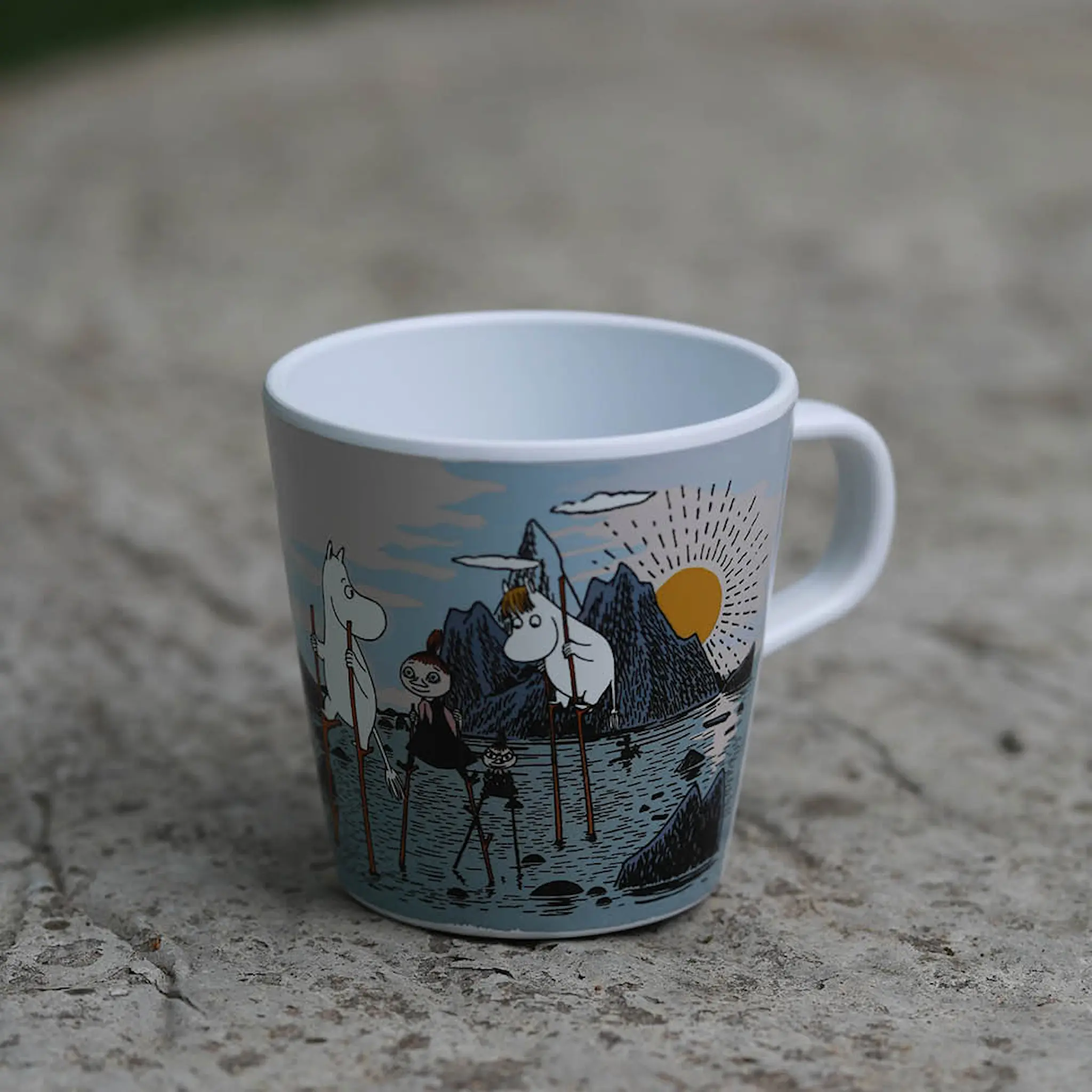 Rätt Start Mumin mugg med handtag 20 cl Kobbar och skär