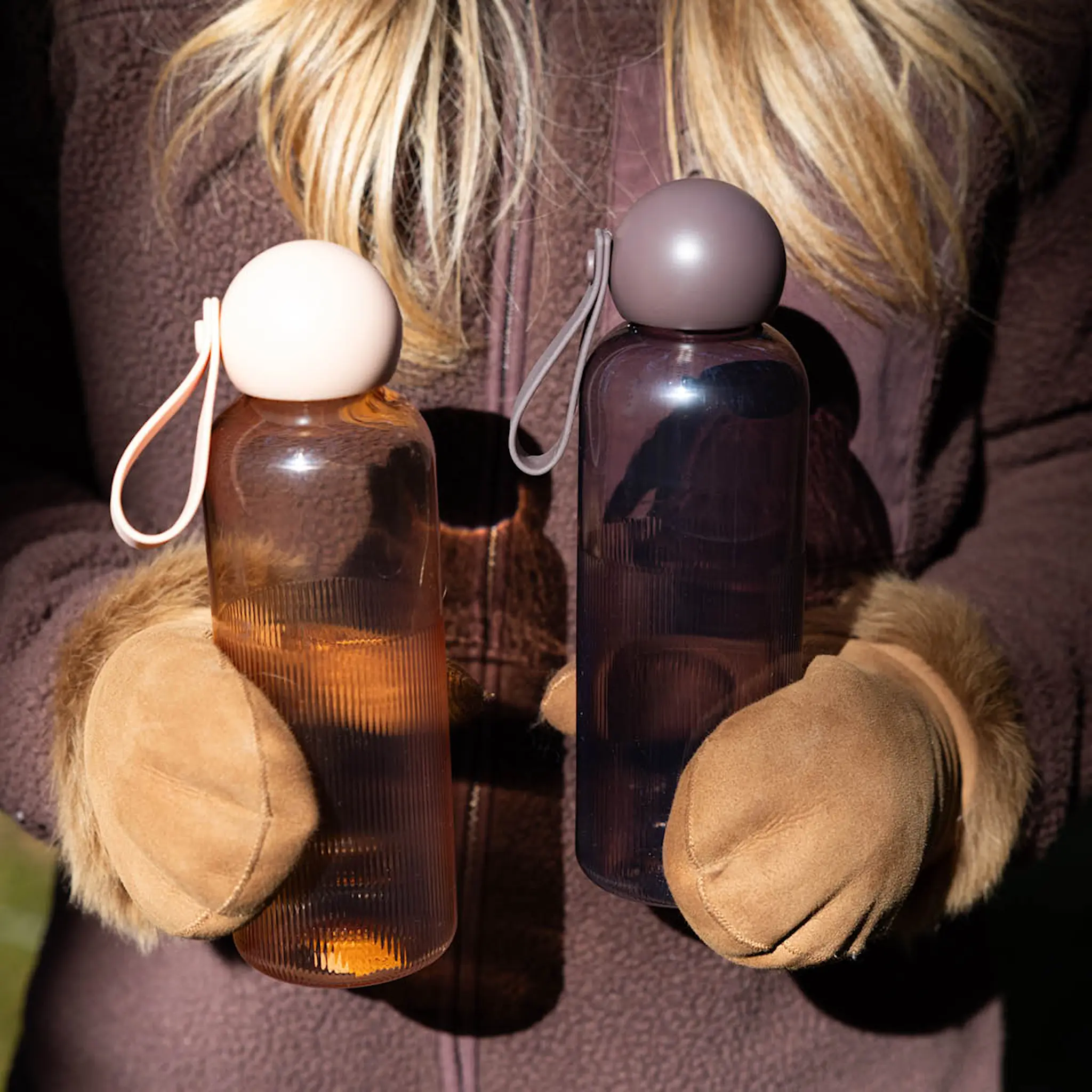 Sagaform Ture vattenflaska 0,6 L persikorosa