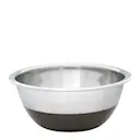 Bunkeskål med halkfri botten 21 cm 1,6L rostfritt stål