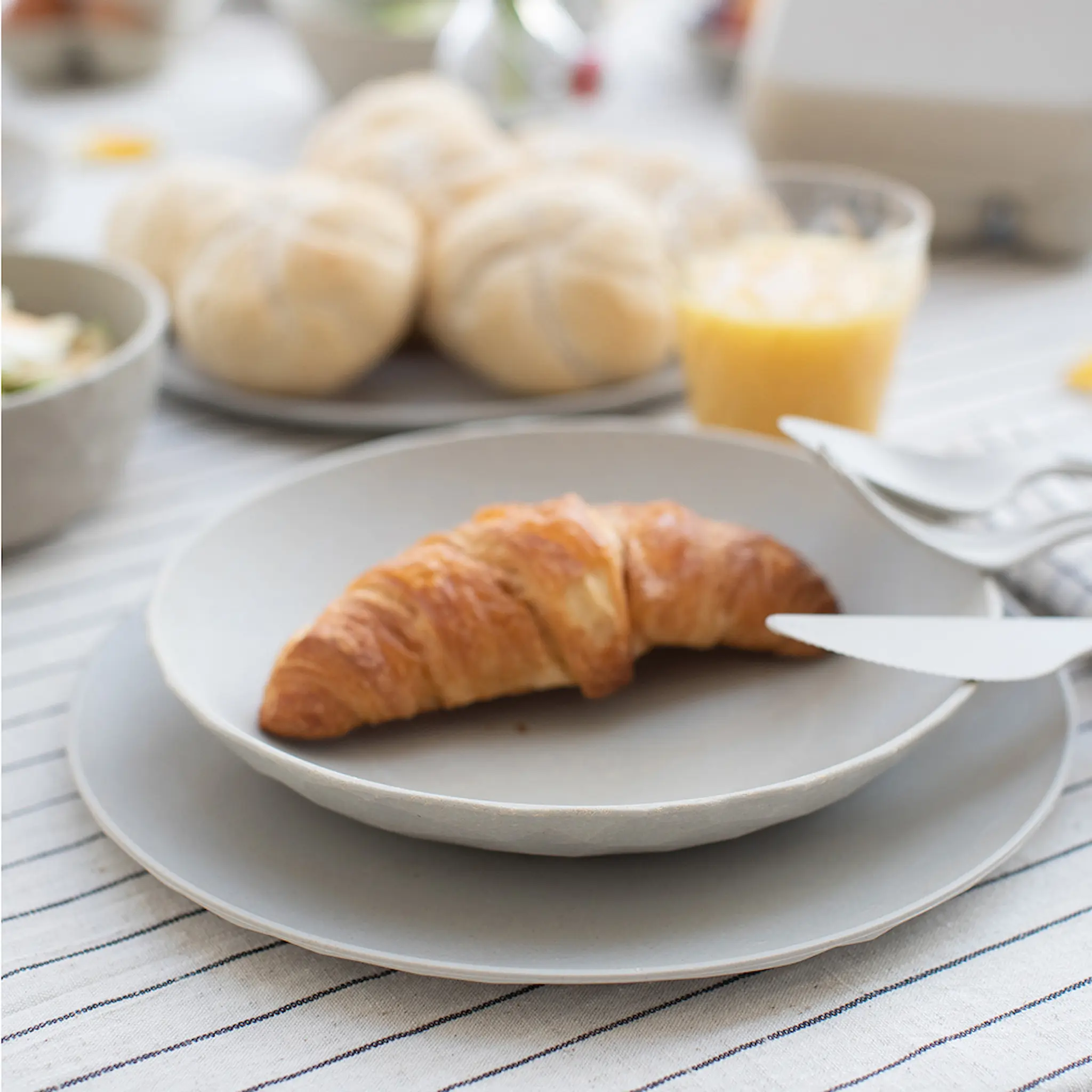 Koziol Club Syvä Lautanen 22 cm 4 kpl Beige