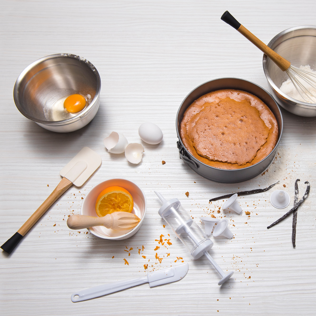 Maku Kitchen Life Slickepott med bambuskaft 33 cm