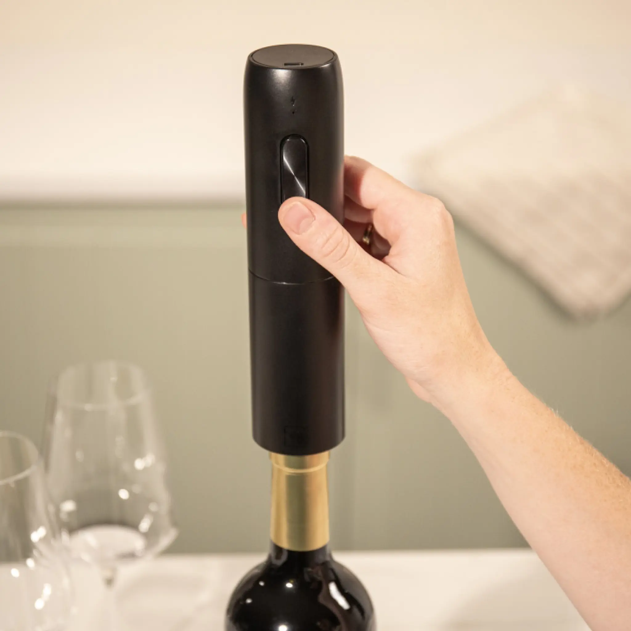 Vacu Vin Elektrisk vinöppnare